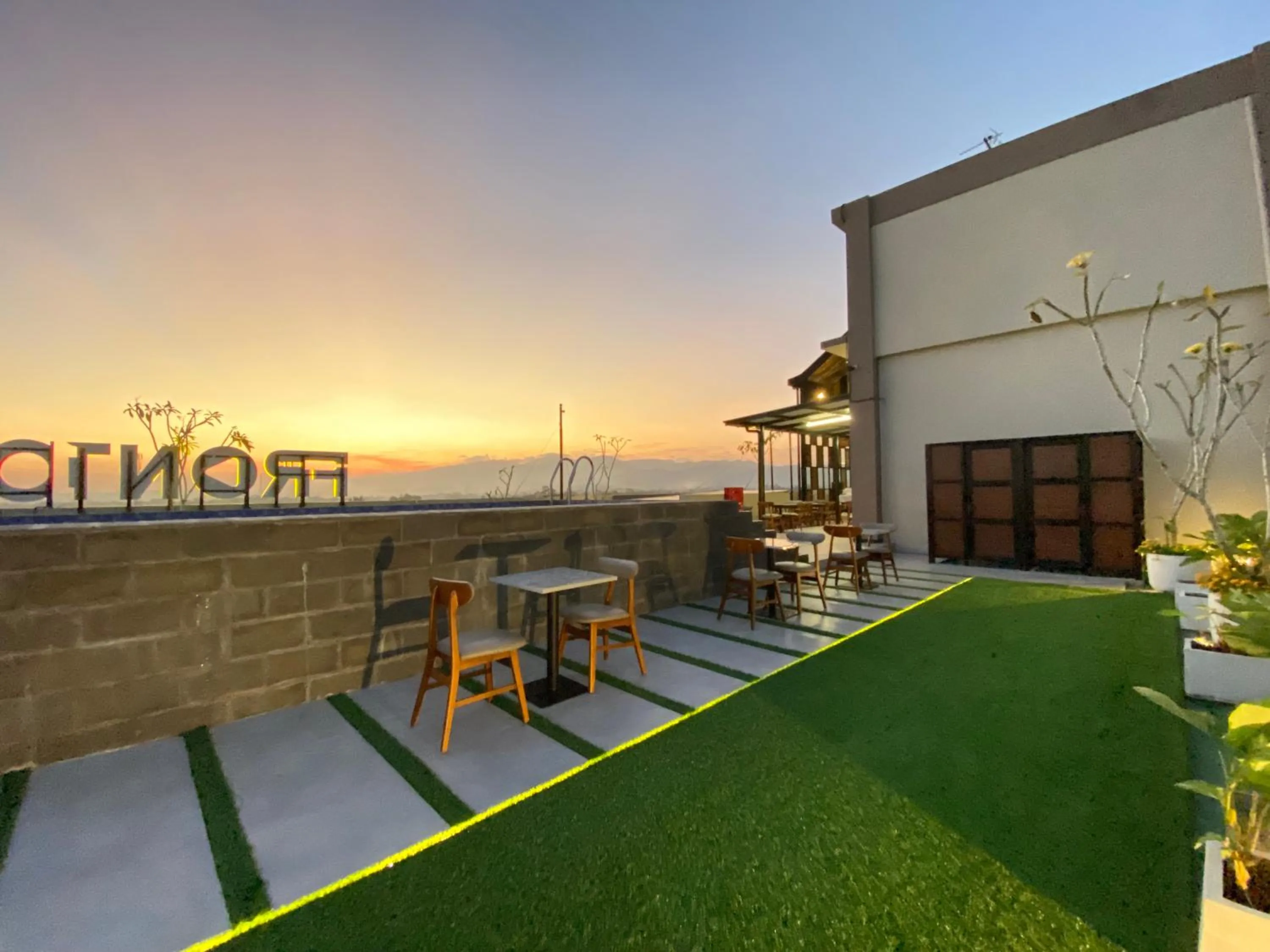 Natural landscape in Front One Hotel Gombong