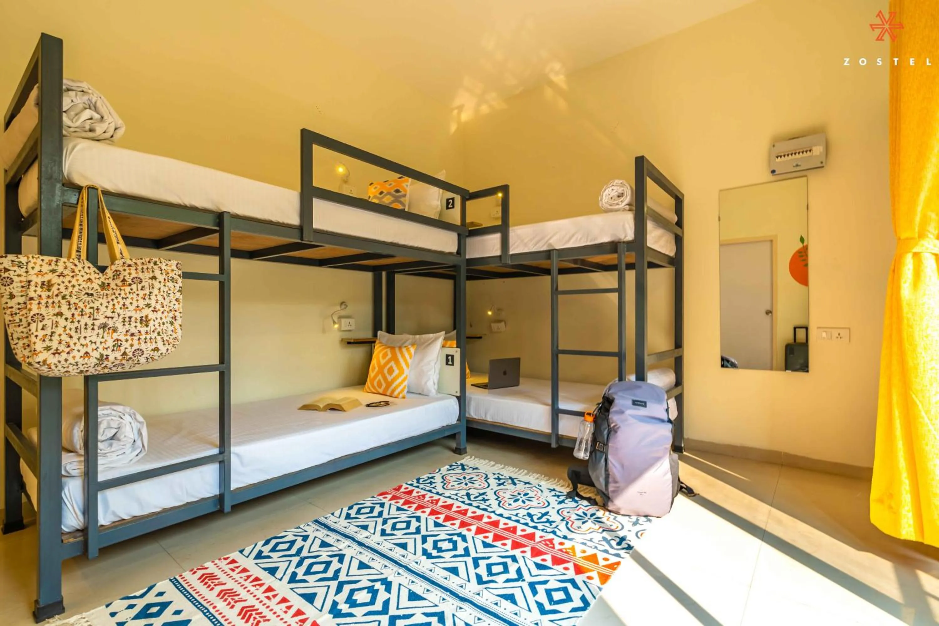 Bed in Zostel Pune (Viman Nagar)