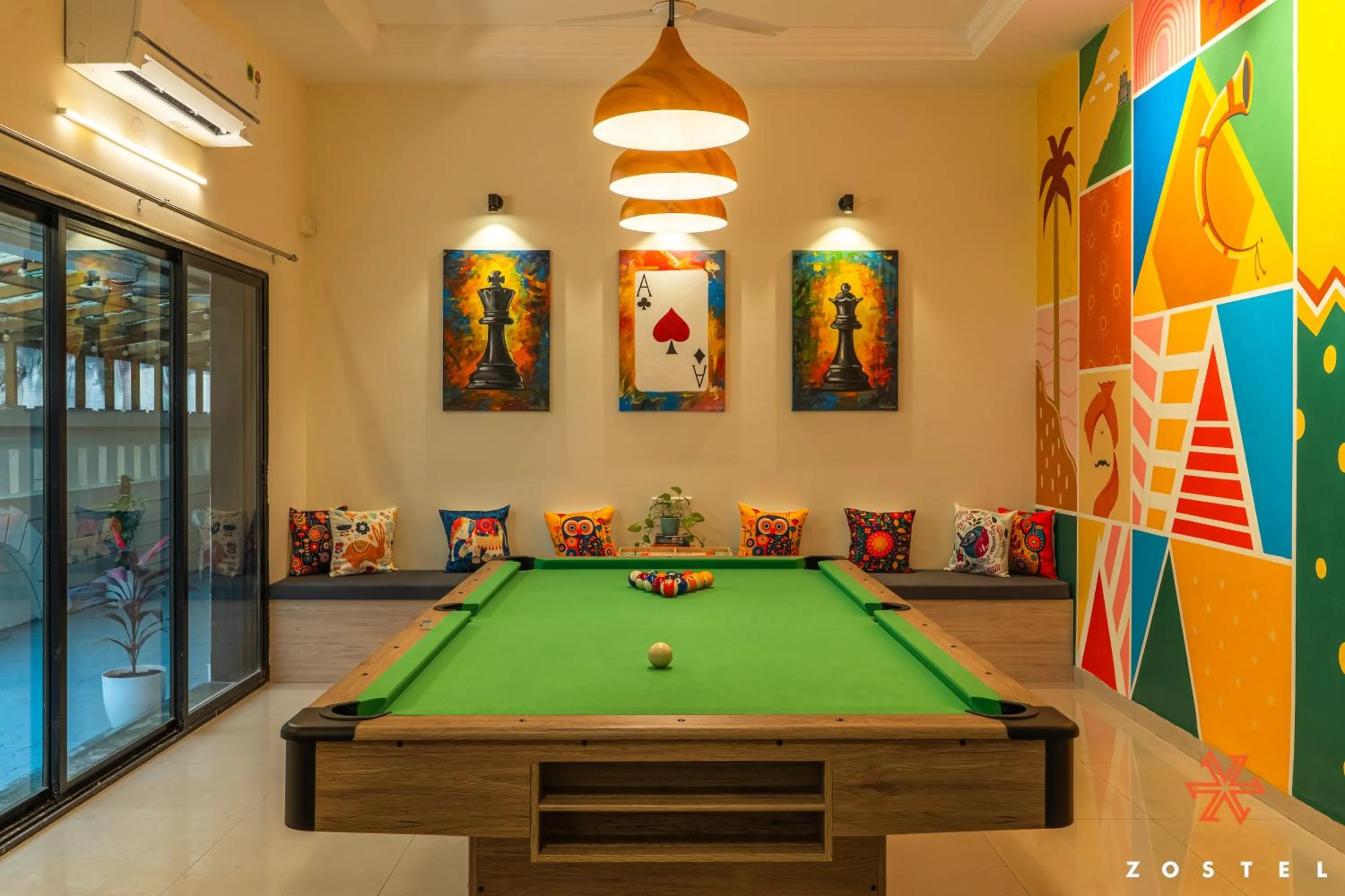 Game Room in Zostel Pune, Viman Nagar