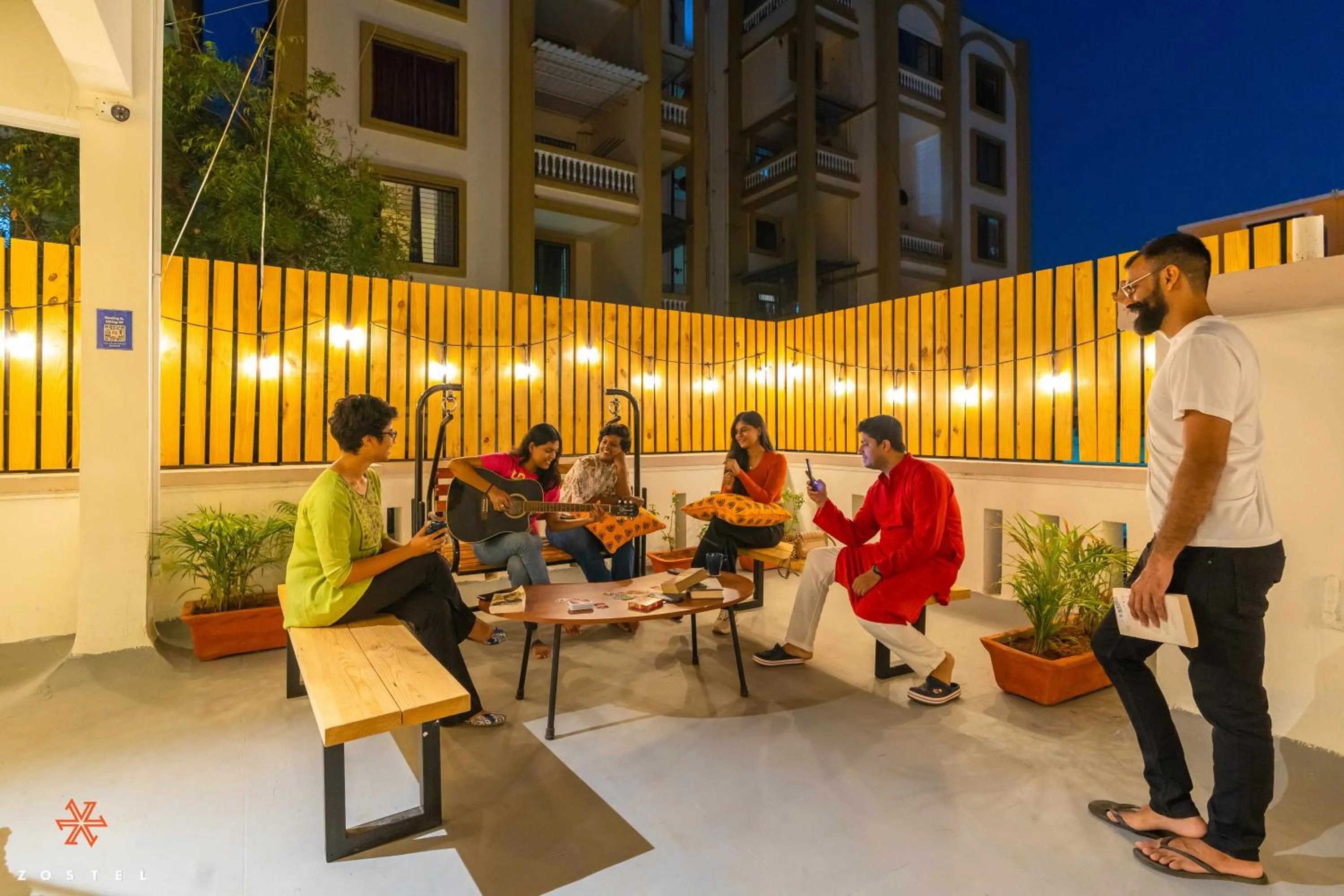 Balcony/Terrace in Zostel Pune (Viman Nagar)