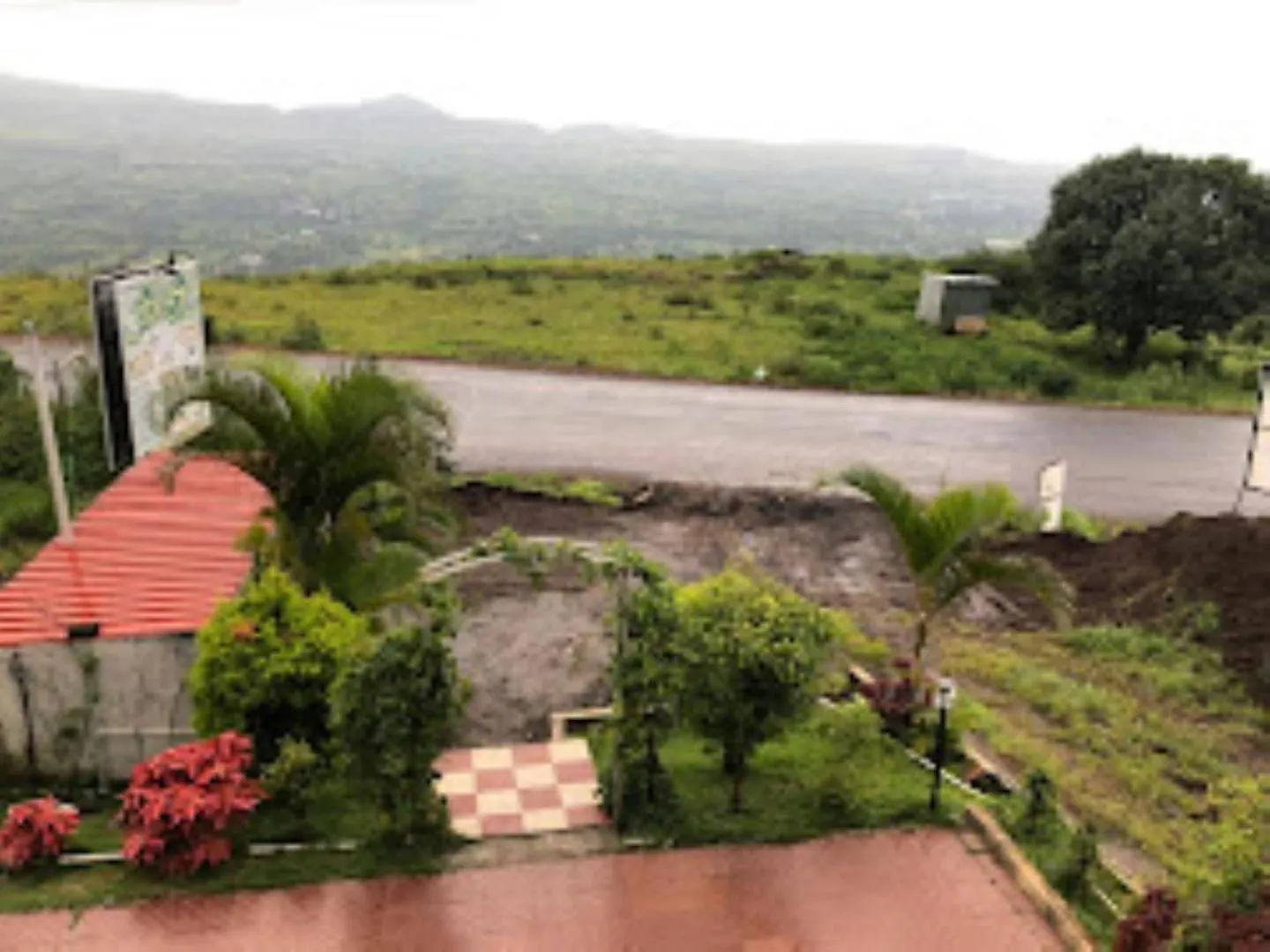 Mountain view in Hotel Green Valley,Sarkhal