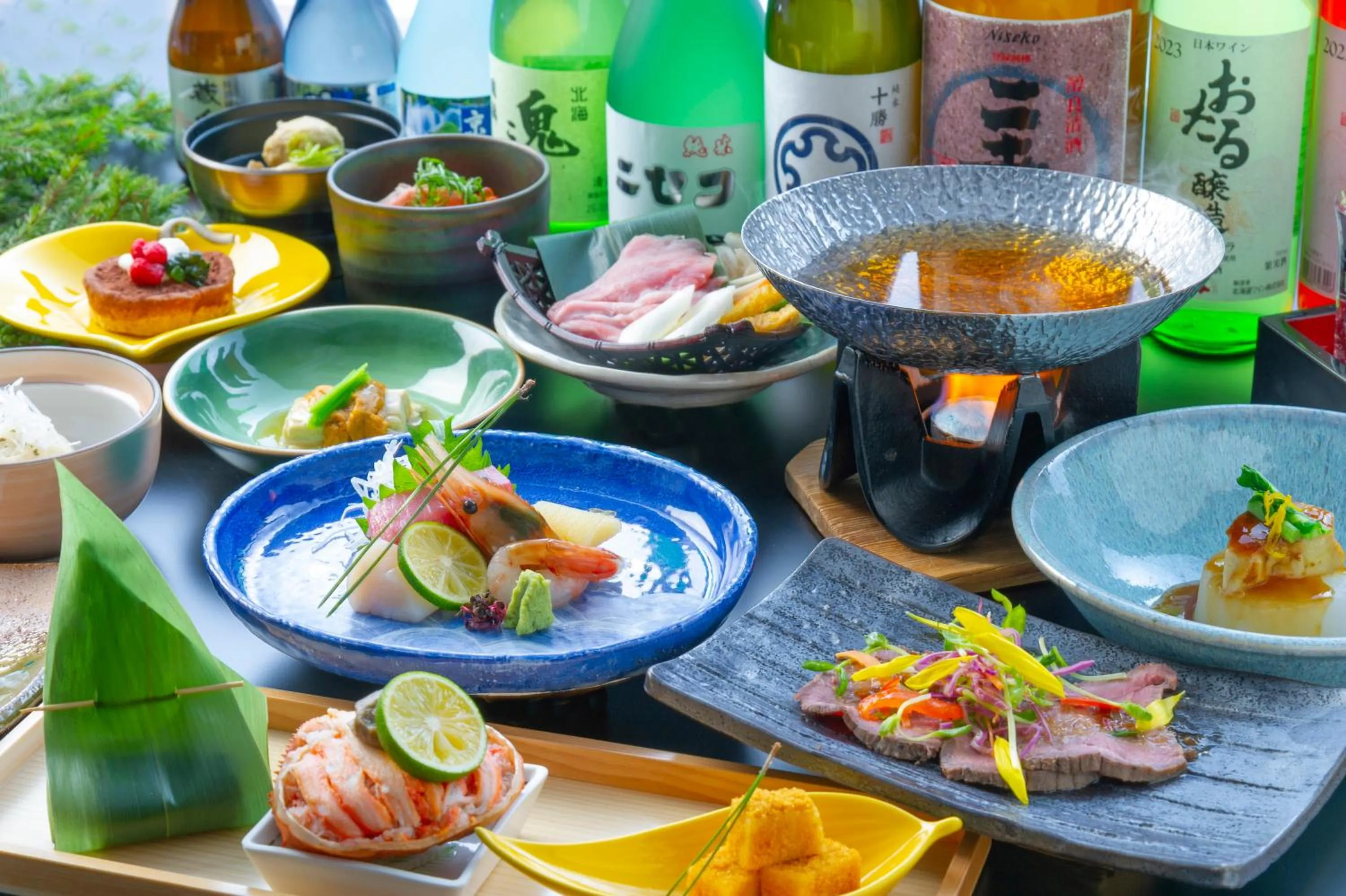 Dinner in Niseko Hot Spring Ikoino Yuyado Iroha