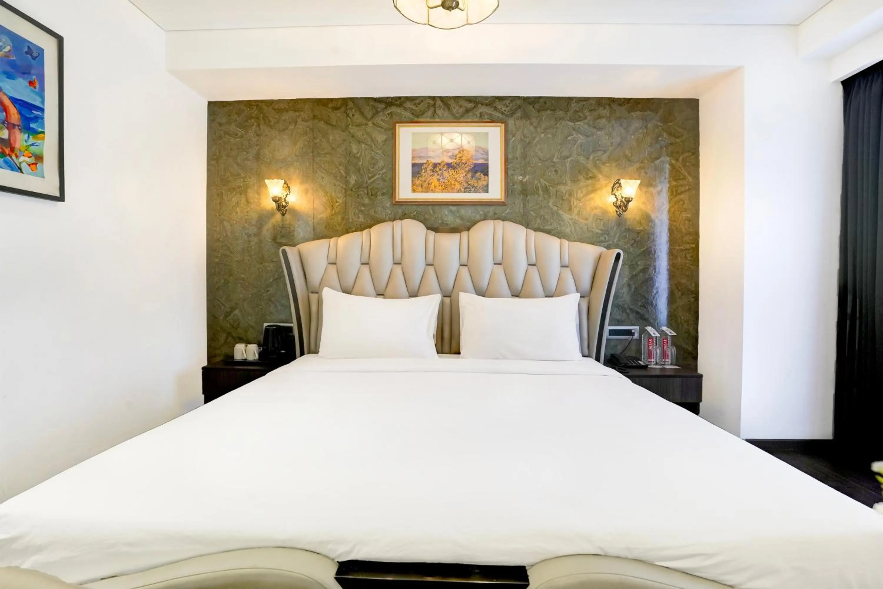 Bedroom, Bed in Palette Magarpatta City formerly Emerald Guestimony