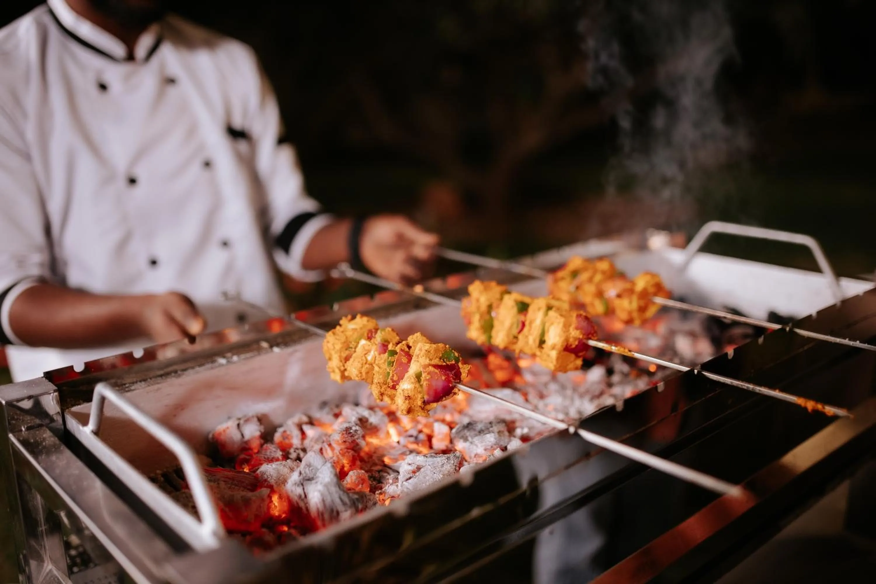 Dinner in Daksh Eden Greenz -A Luxury Resort in Sasan Gir