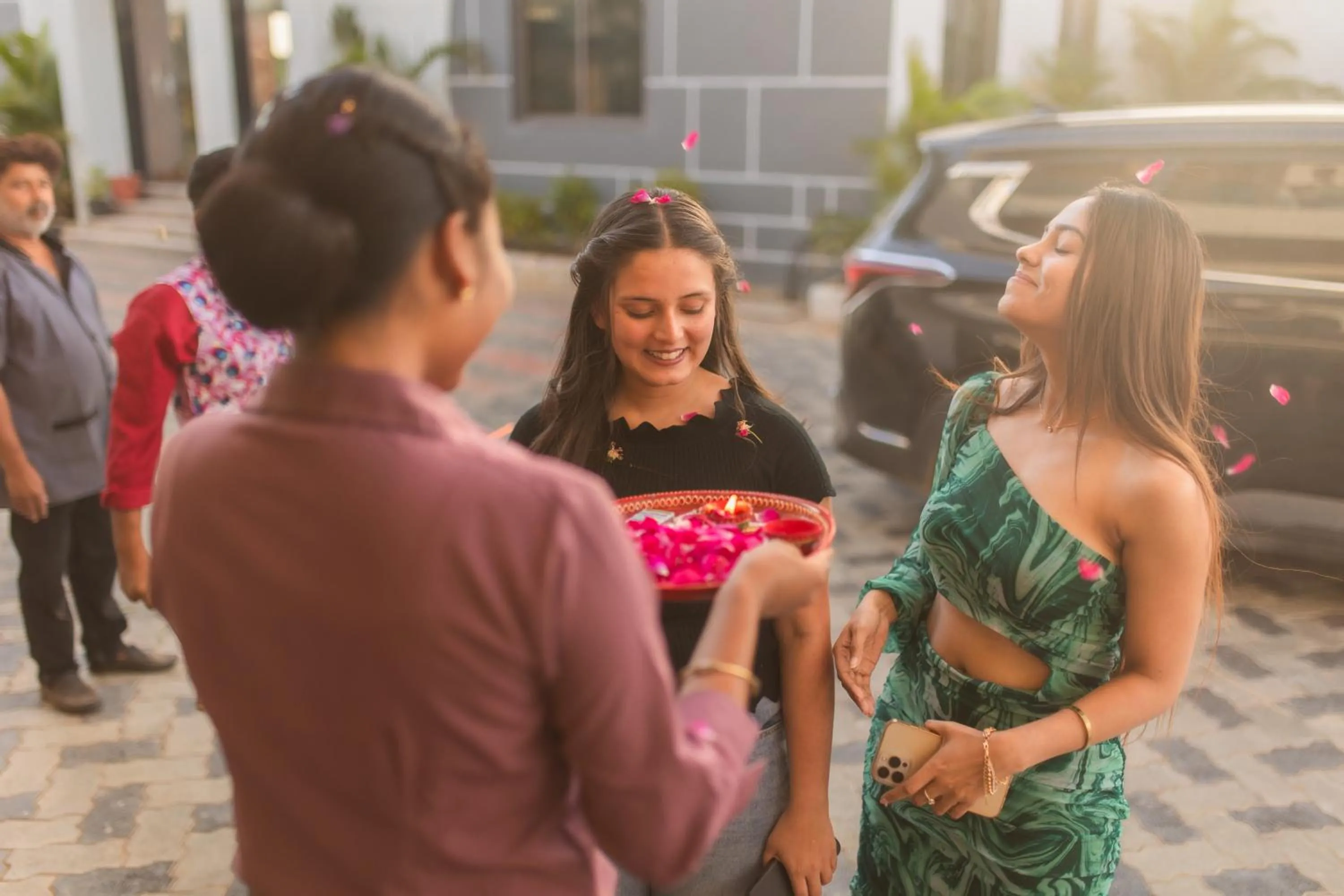 group of guests in Daksh Eden Greenz -A Luxury Resort in Sasan Gir