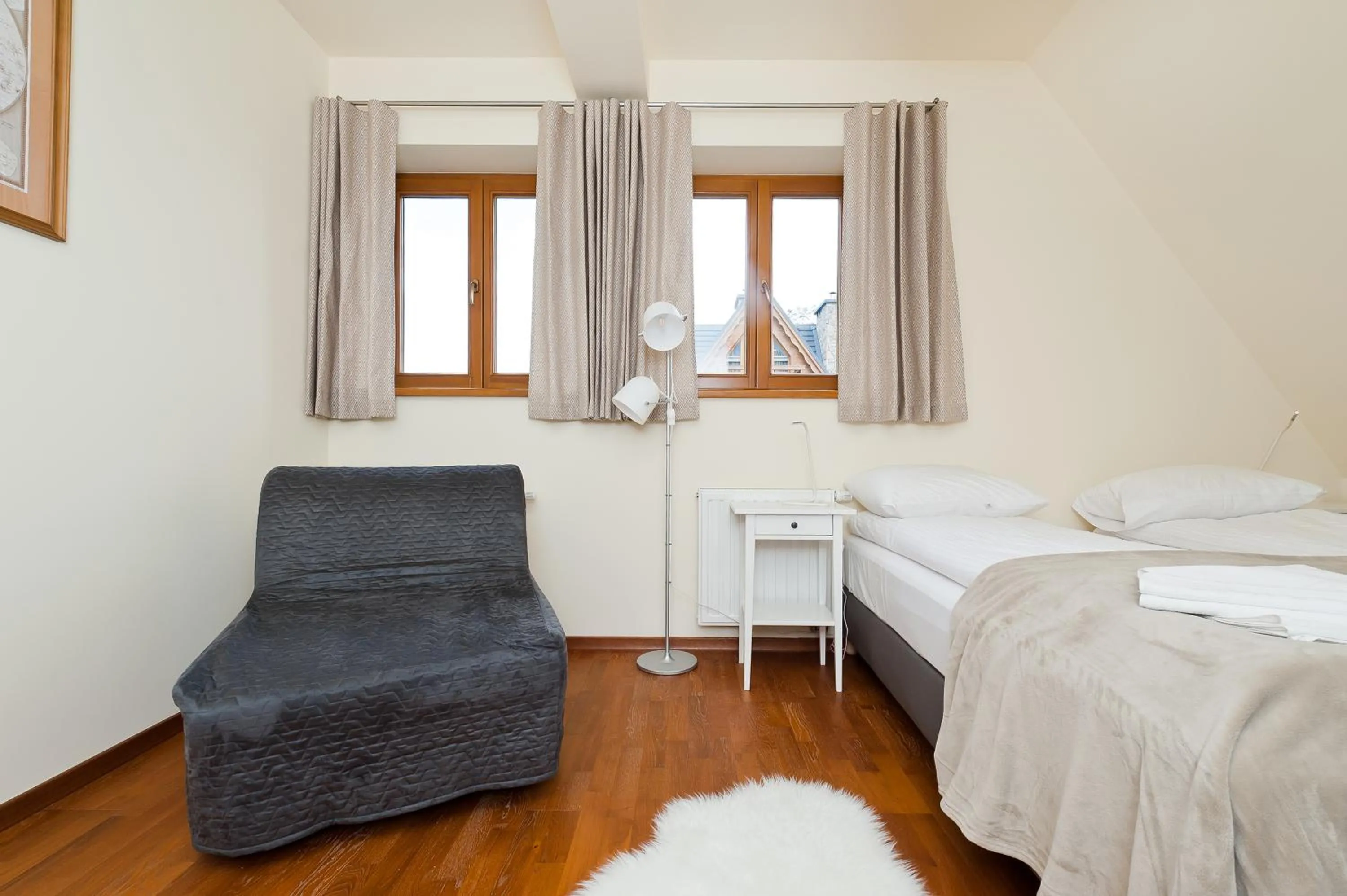 Bedroom, Bed in Apartamenty Lipki Park, Sun & Snow