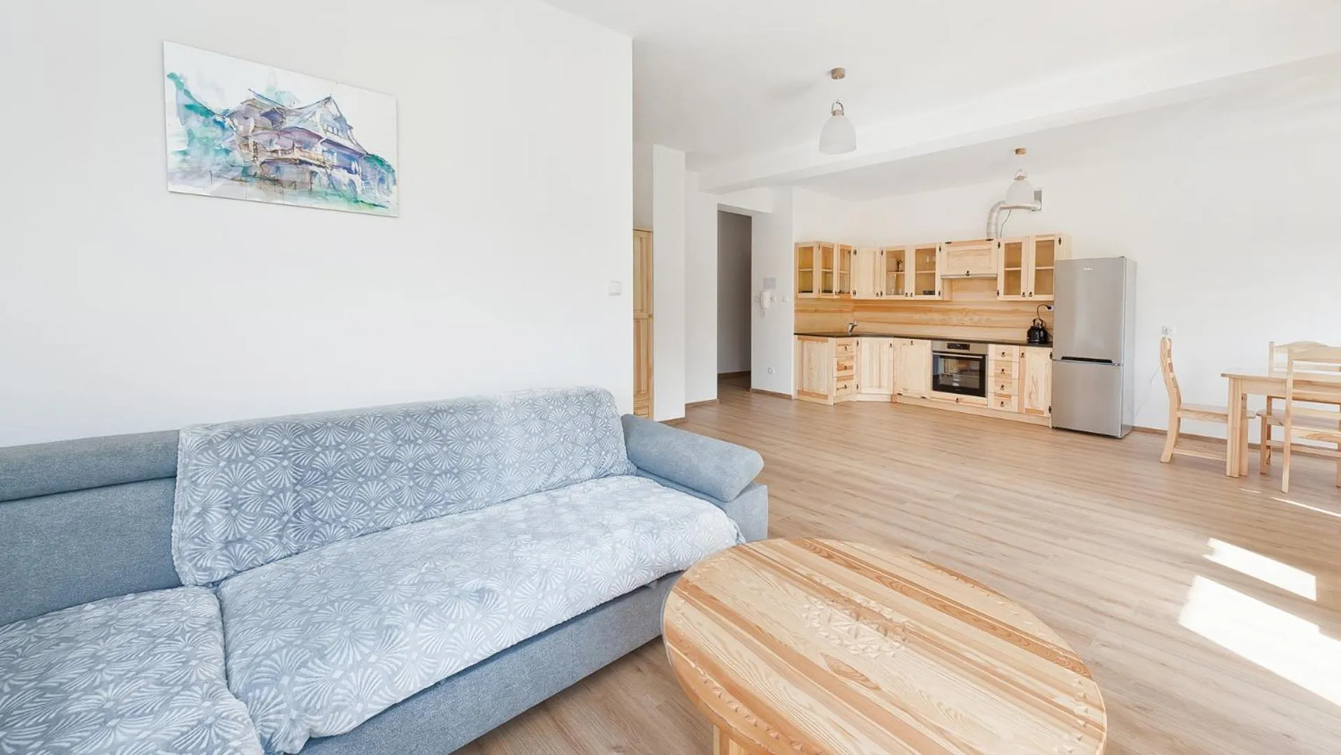 Kitchen or kitchenette in Apartamenty Lipki Park, Sun & Snow