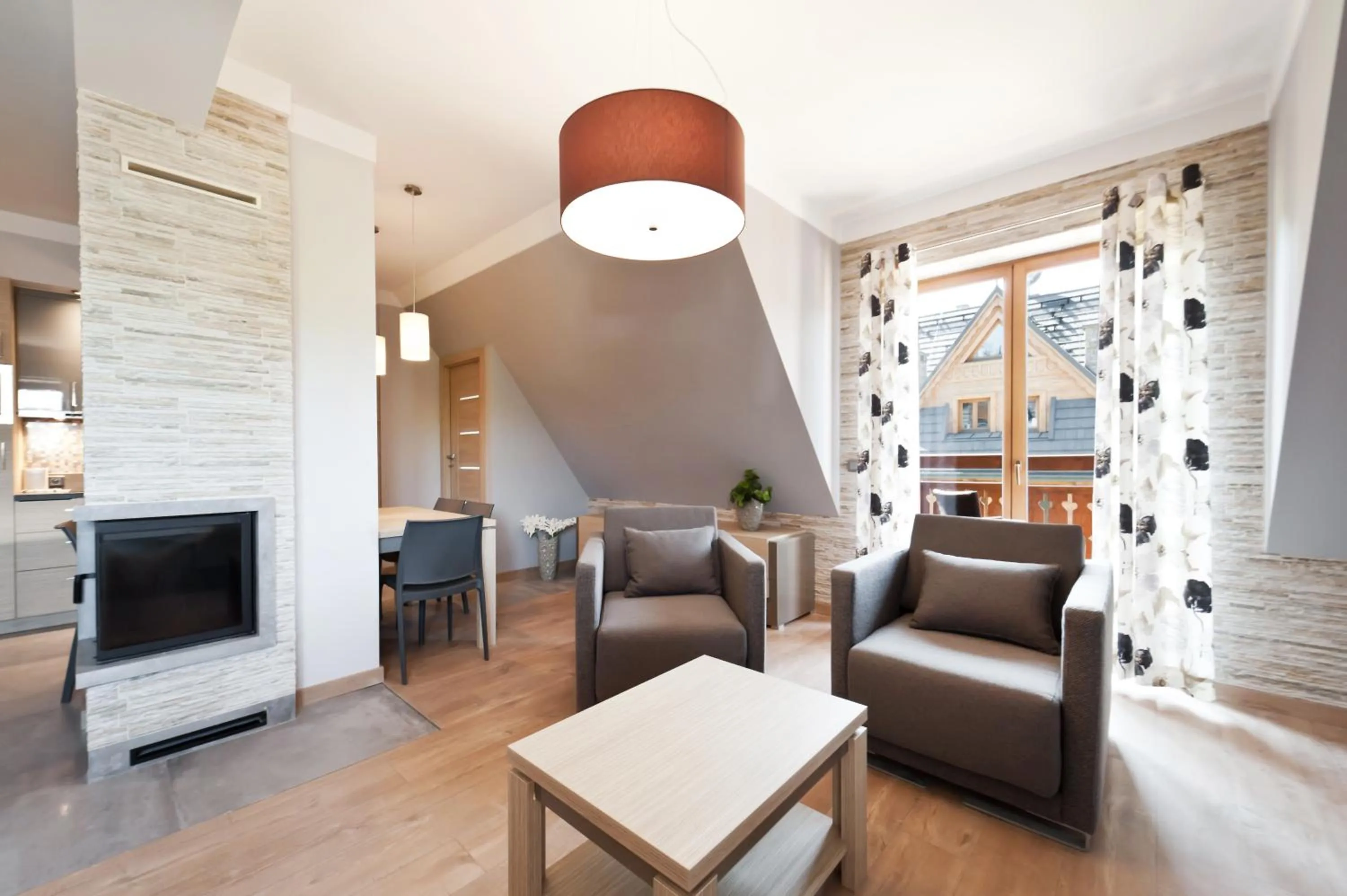 Living room in Apartamenty Lipki Park, Sun & Snow