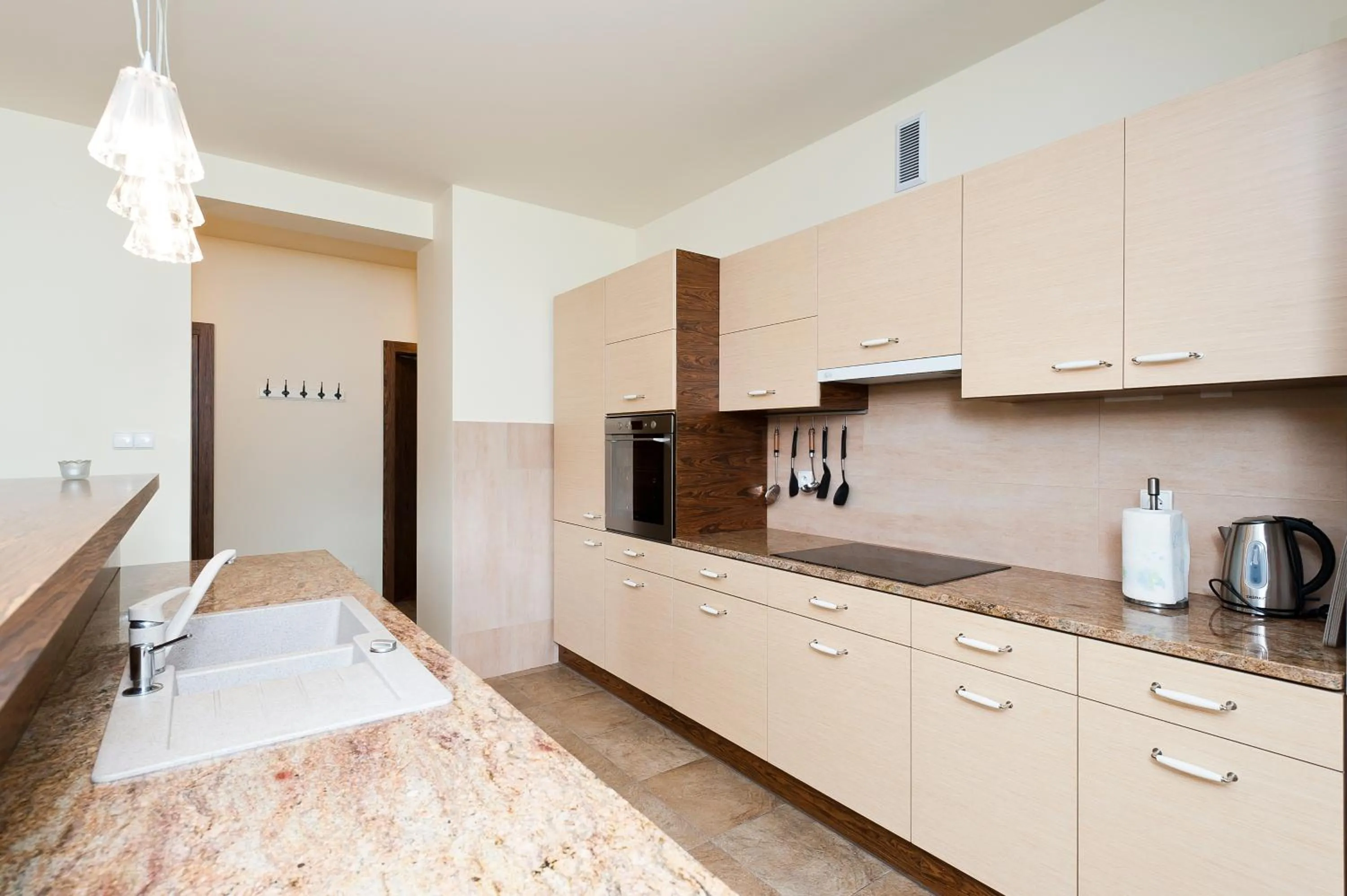 Kitchen or kitchenette in Apartamenty Lipki Park, Sun & Snow
