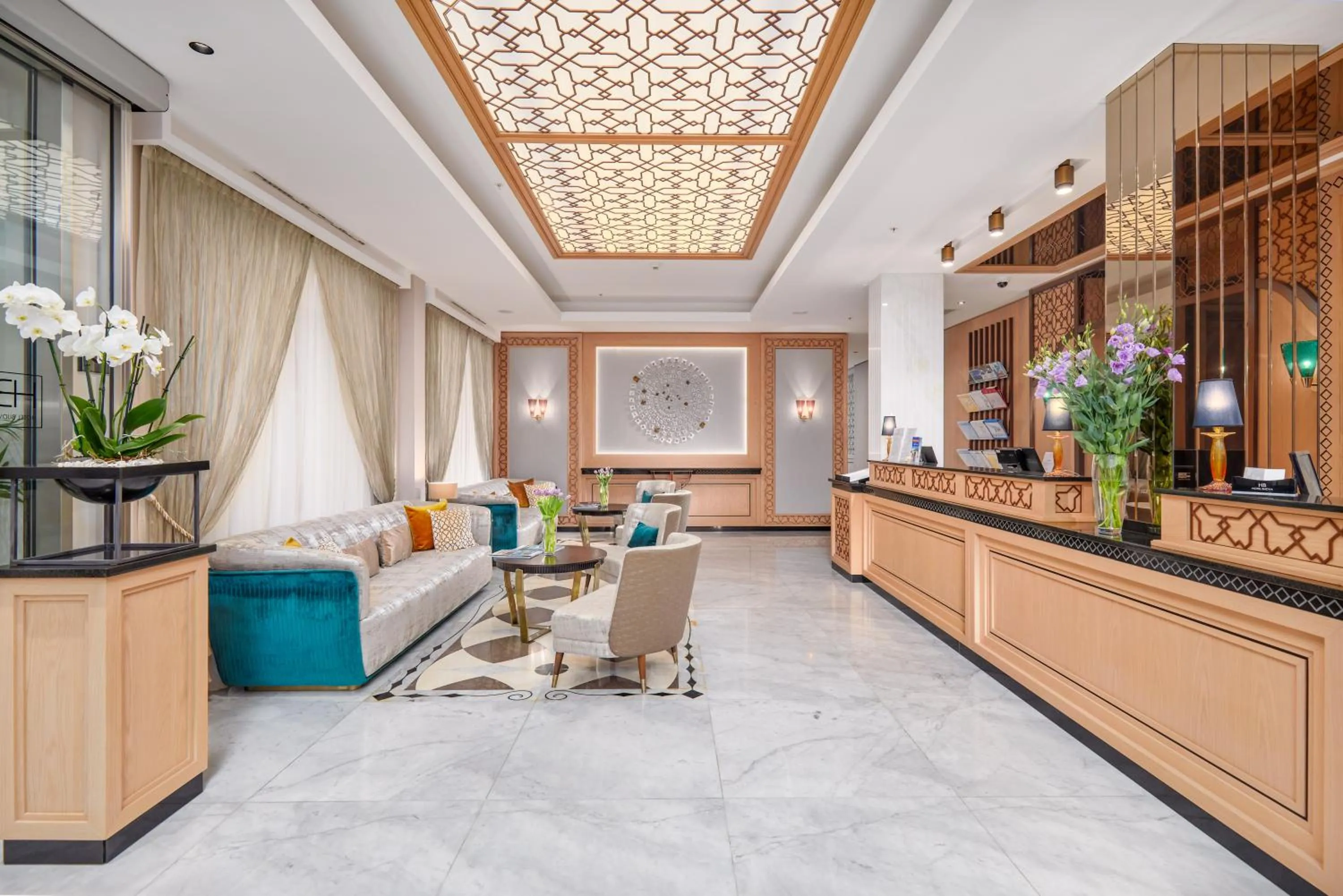 Lobby or reception in Hotel Budva