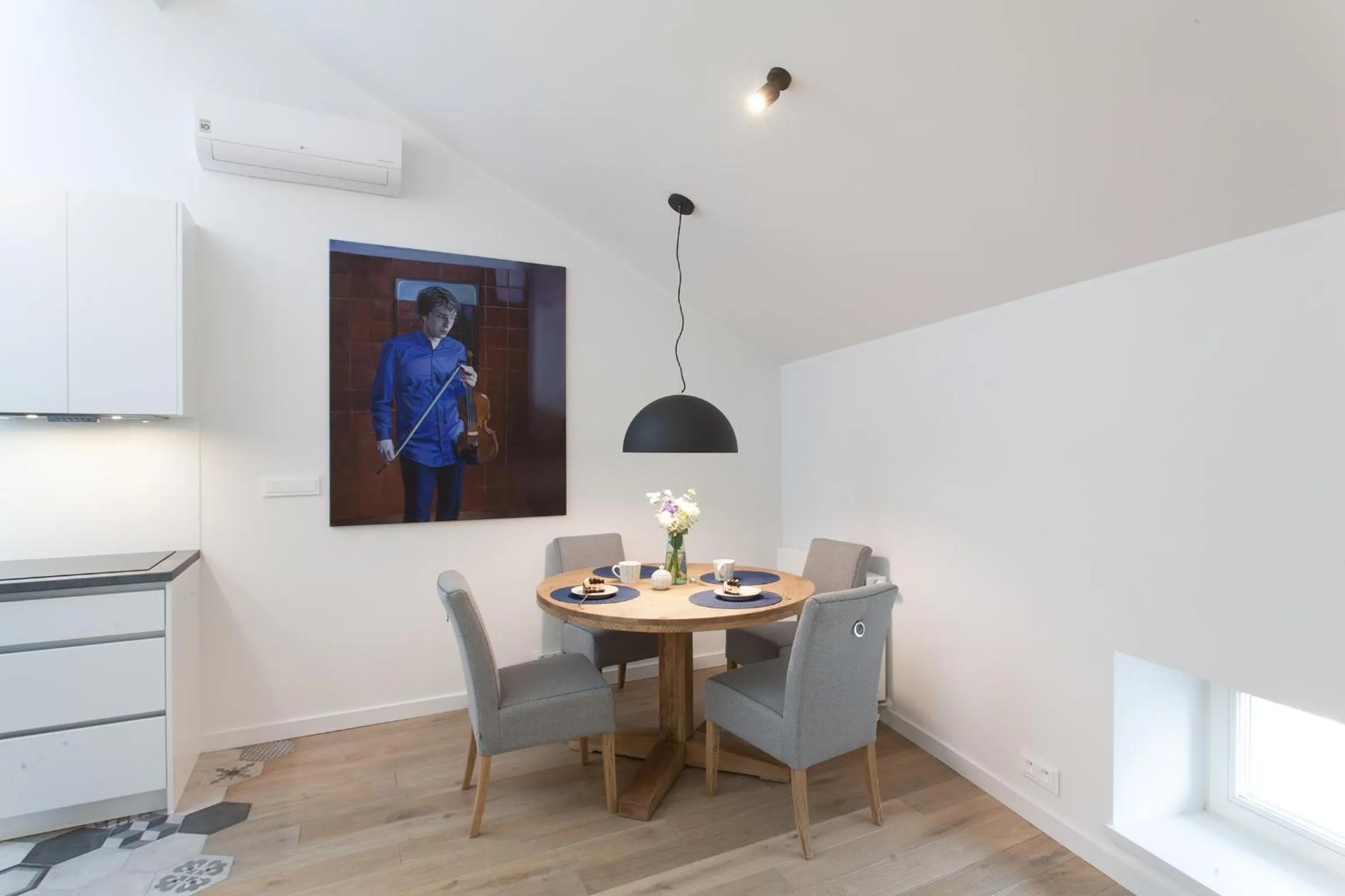Dining area in MINT Luxury Apartments at the Main Square