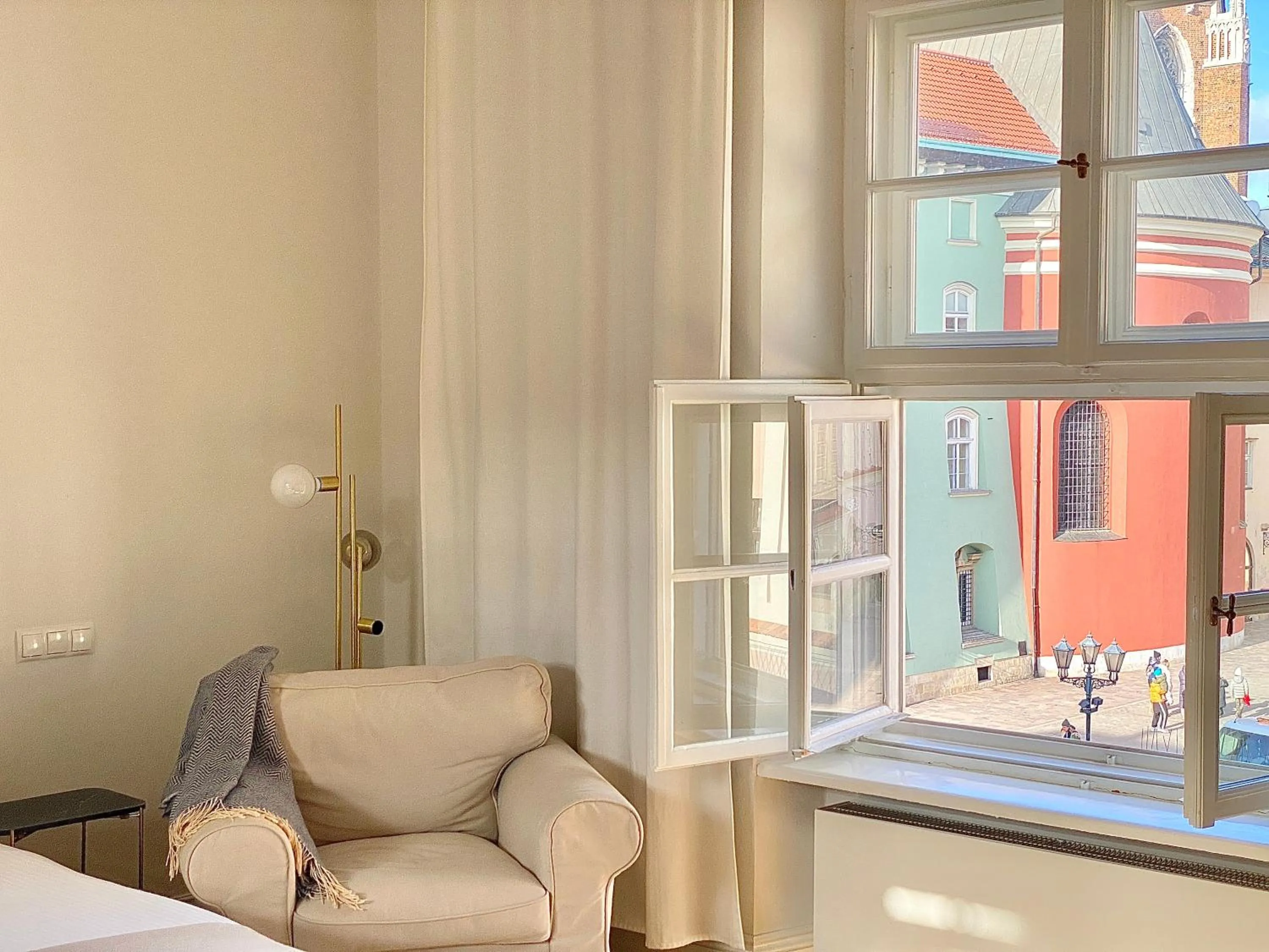 Bed in MINT Luxury Apartments at the Main Square