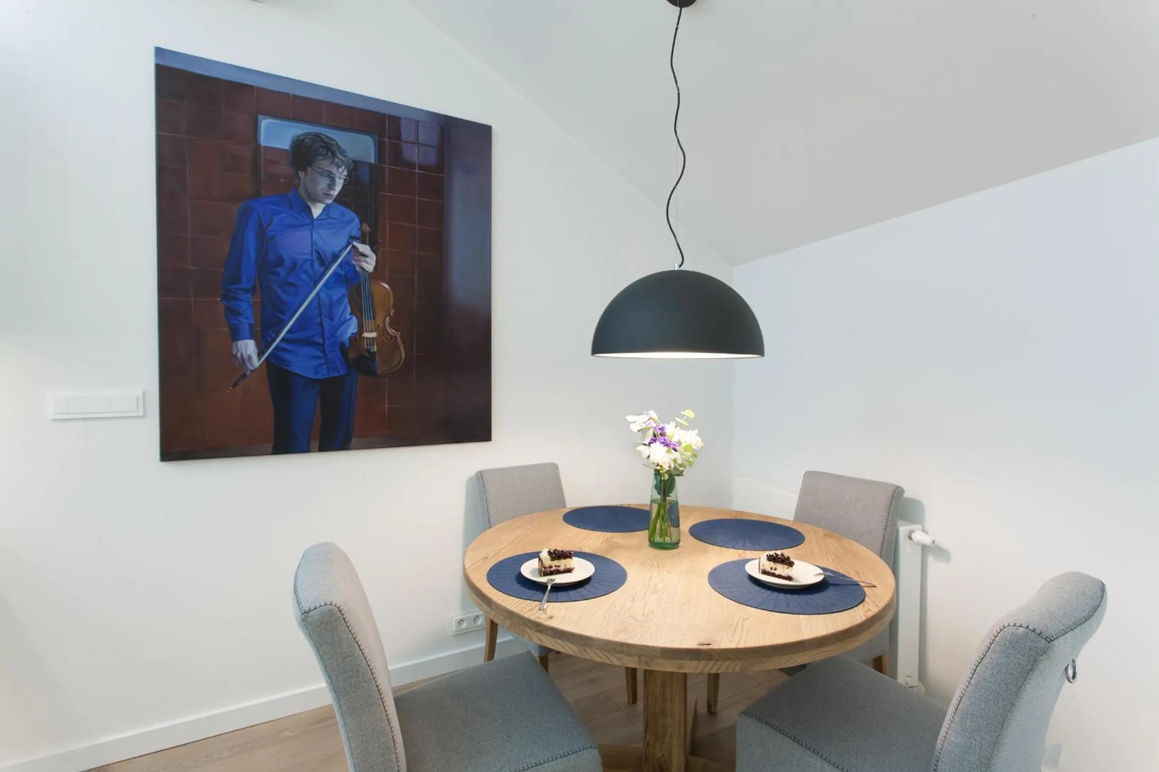 Dining area in MINT Luxury Apartments at the Main Square
