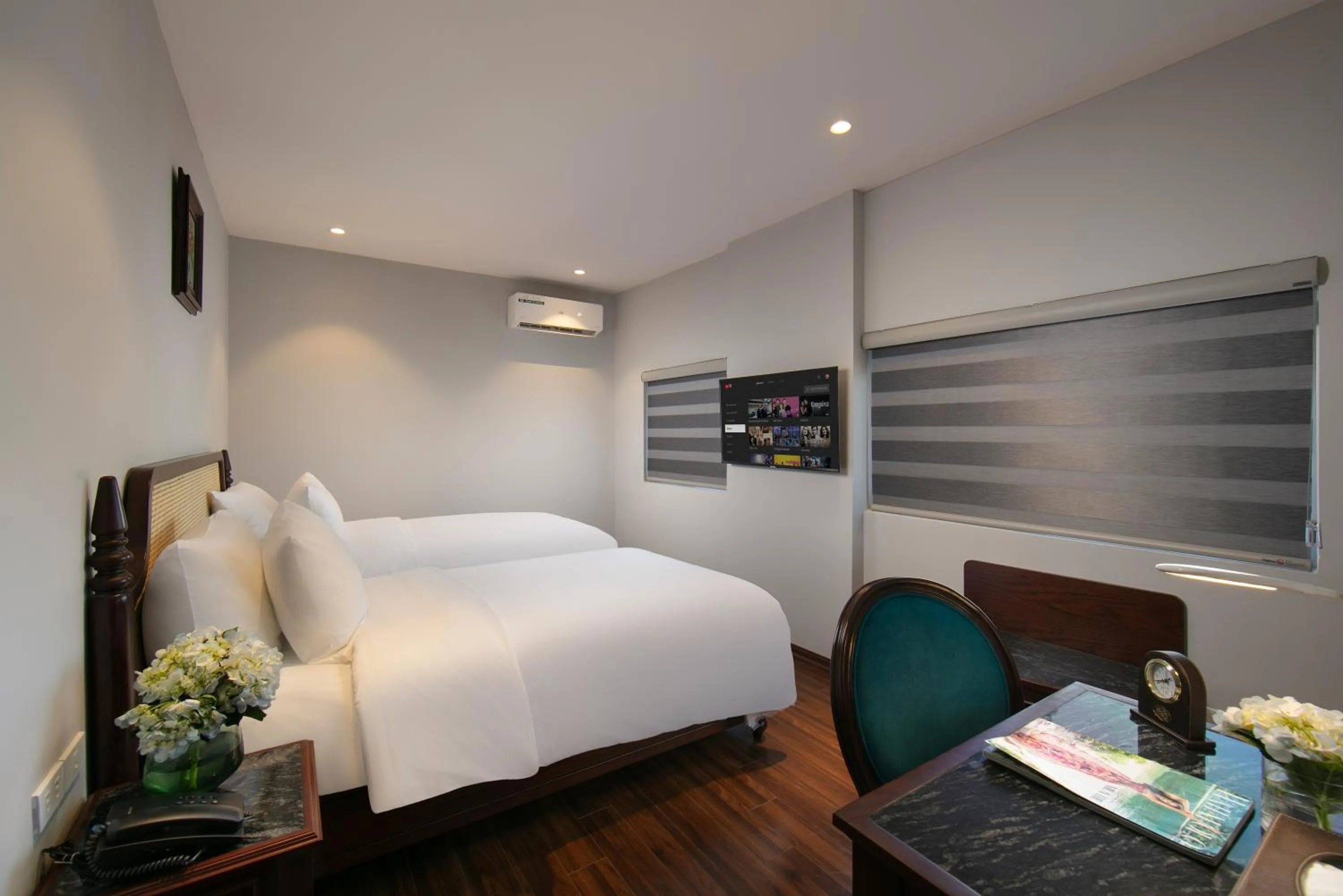 Bed in Serene Central Hotel