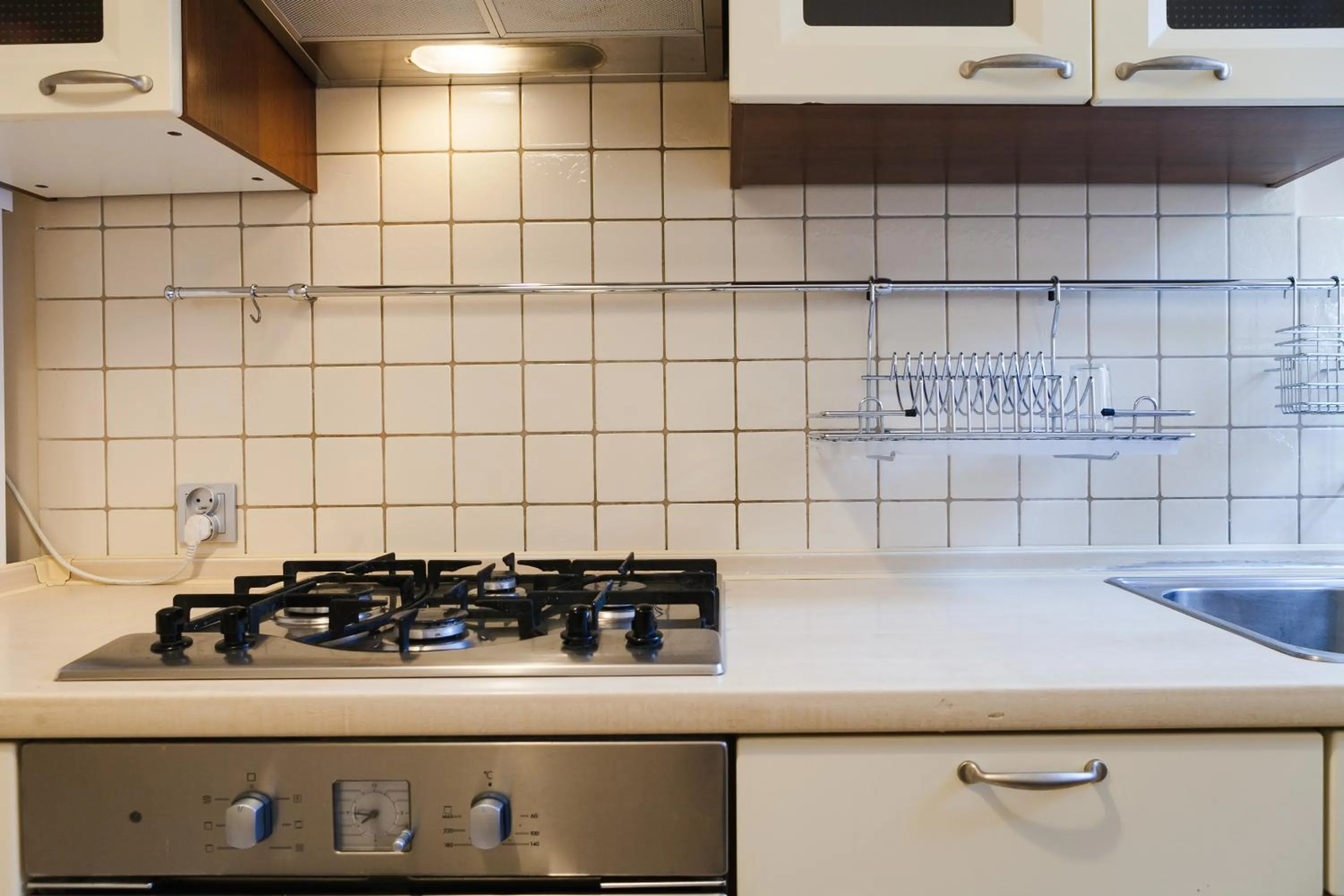 Kitchen or kitchenette in Kraków Cosy 3 room 2 bathroom Old Town