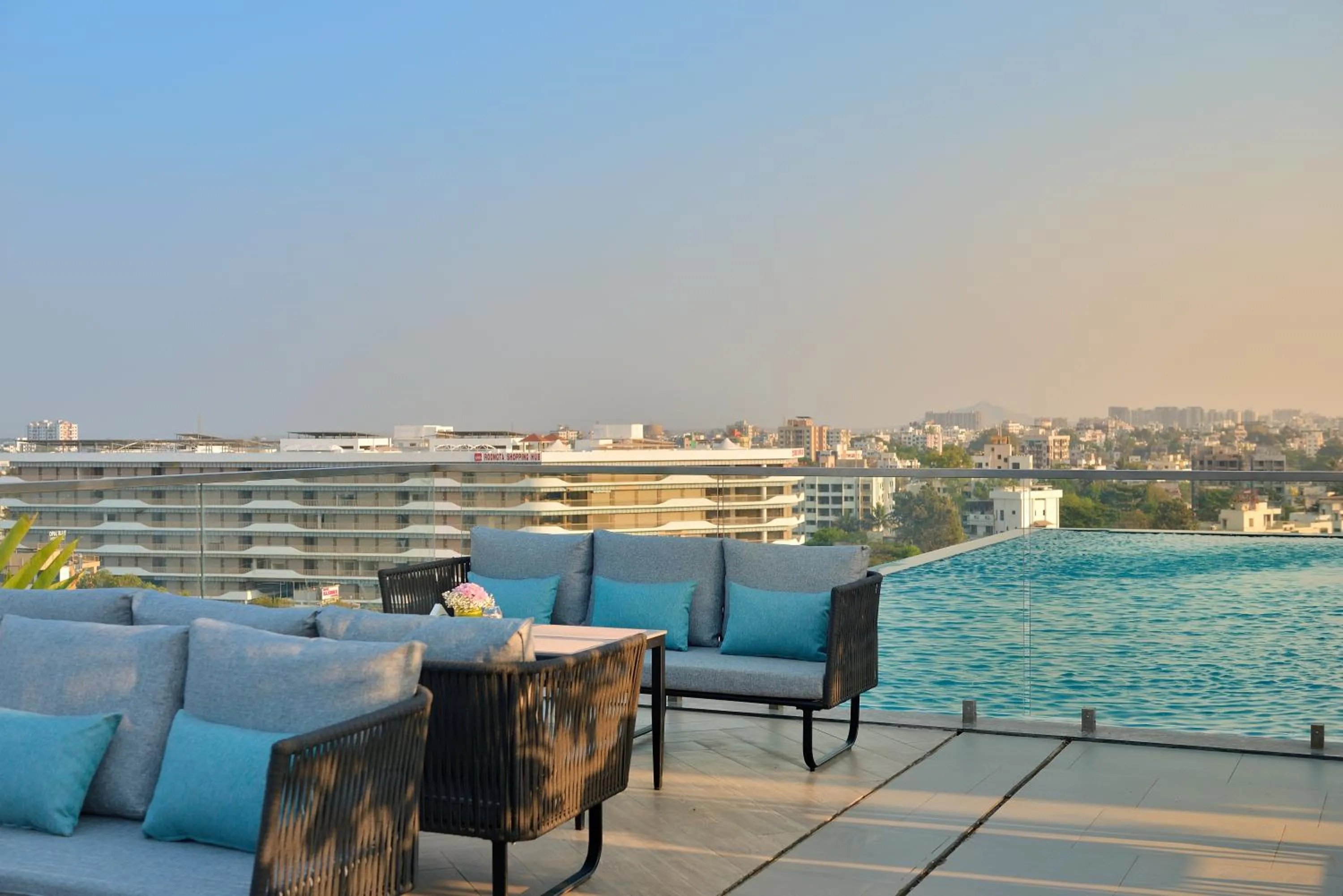 Swimming pool in Treat Hotel Nashik City Center