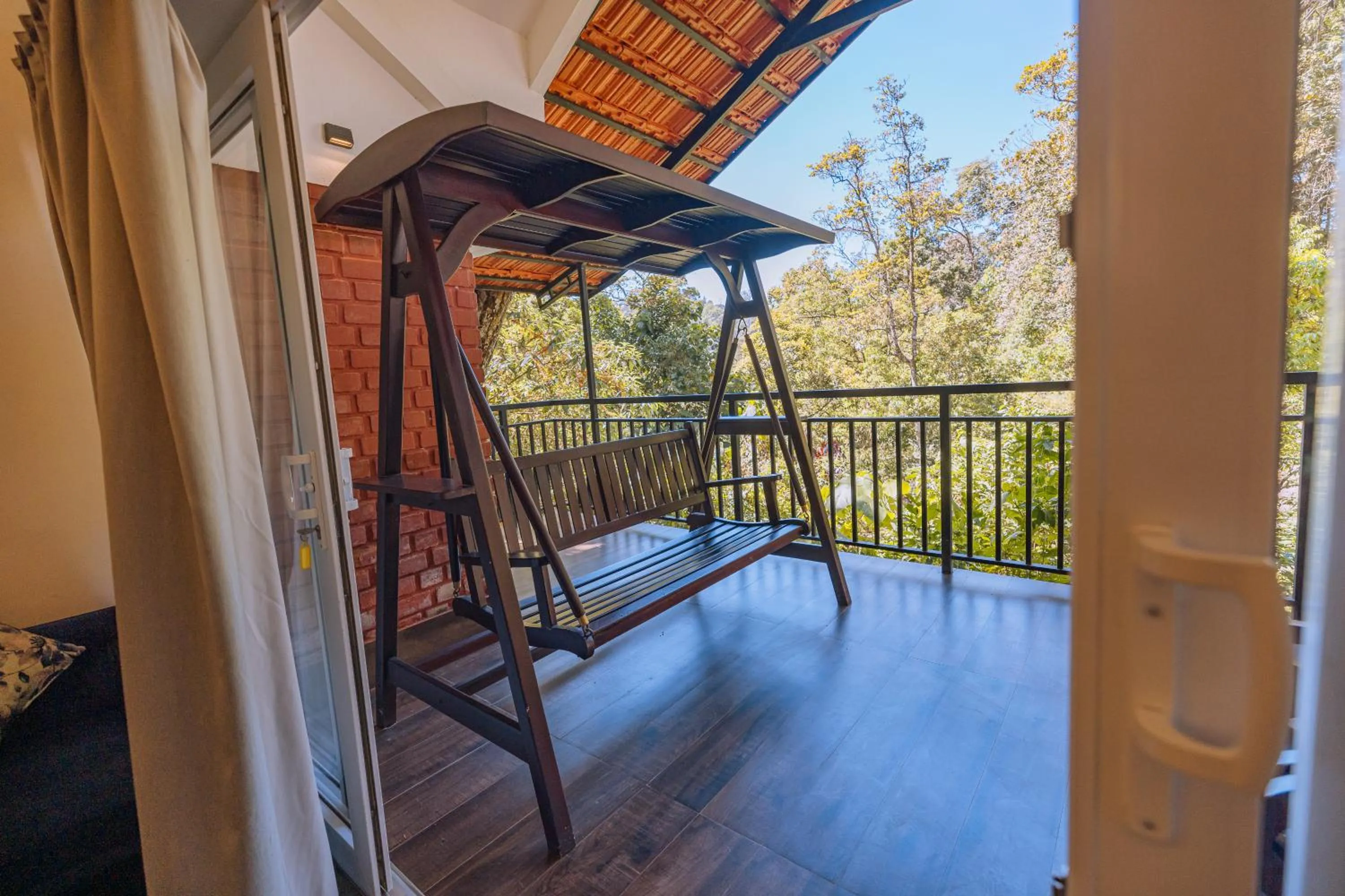 Balcony/Terrace in Elixir Woods Luxury Resort And Spa, Munnar
