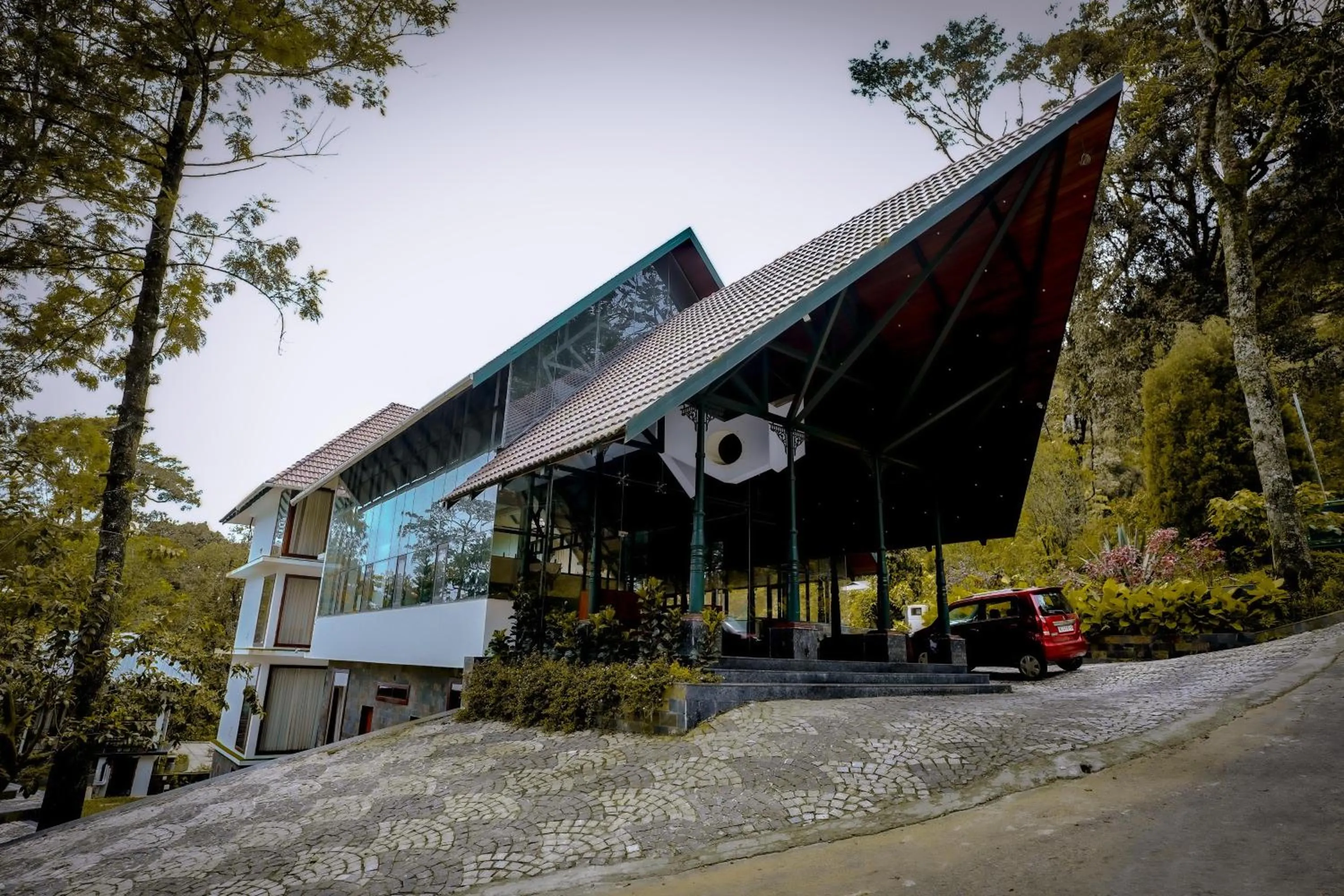Facade/entrance in Elixir Woods Luxury Resort And Spa, Munnar