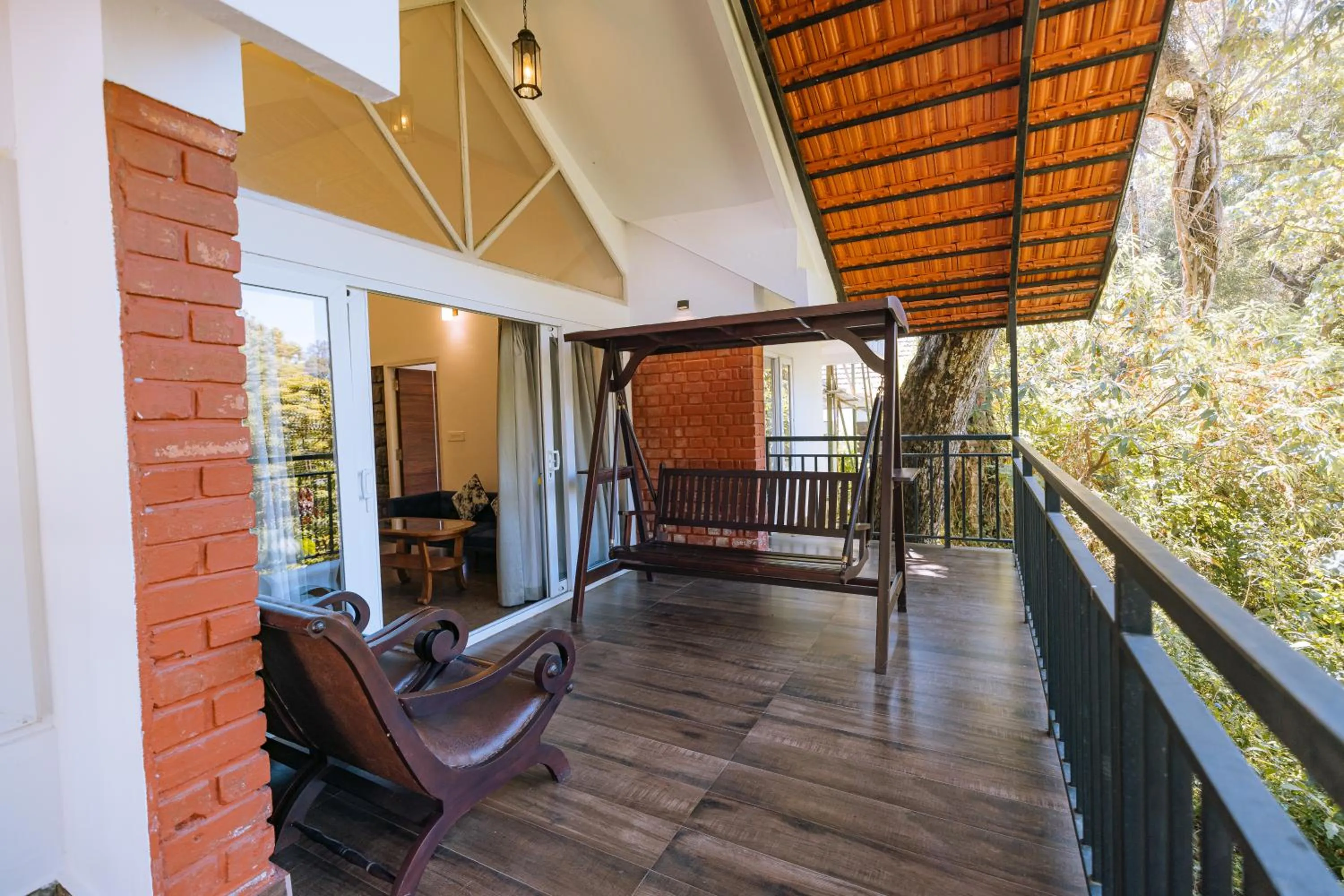 Balcony/Terrace in Elixir Woods Luxury Resort And Spa, Munnar