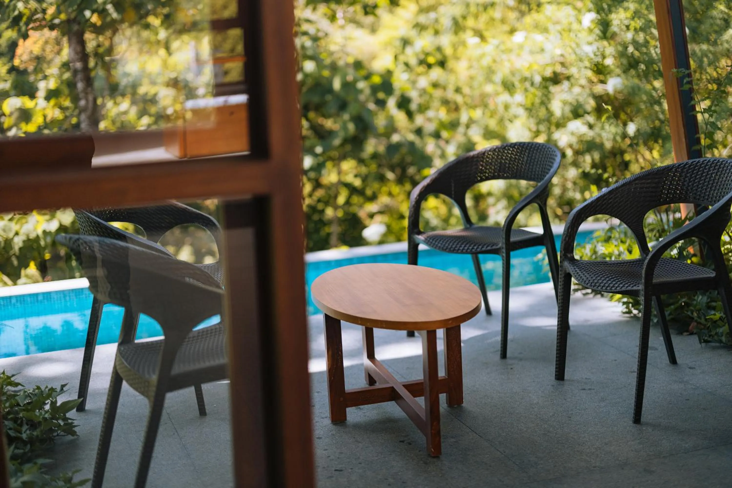 Swimming pool in Elixir Woods Luxury Resort And Spa, Munnar