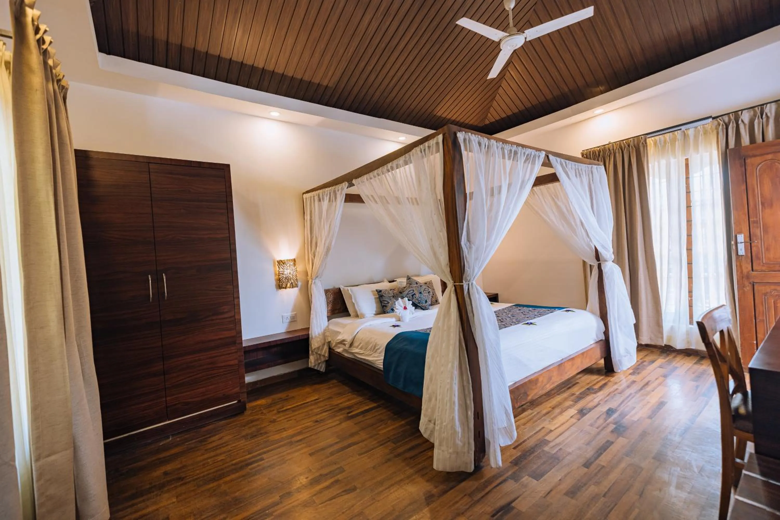 Bed in Elixir Woods Luxury Resort And Spa, Munnar