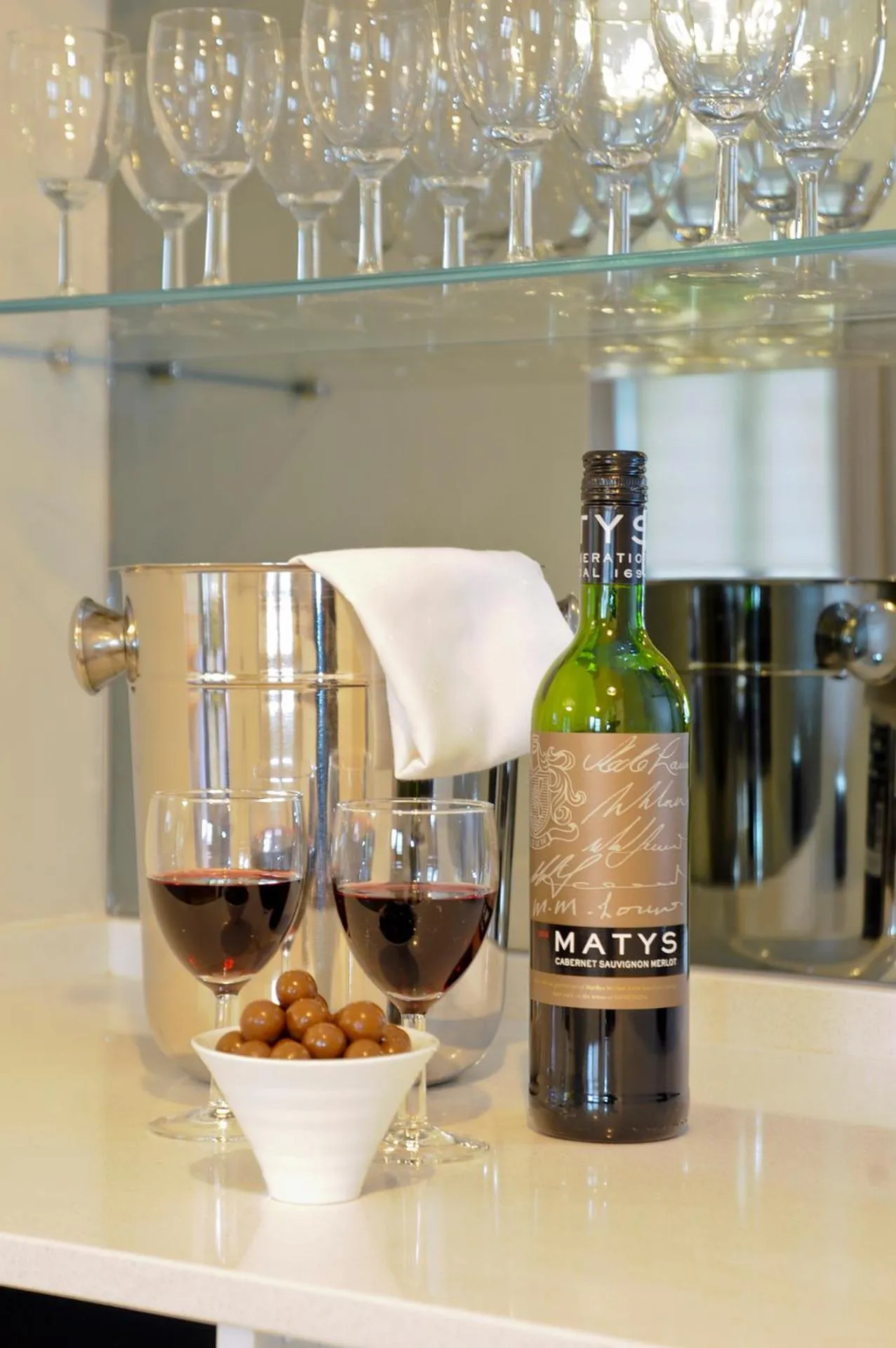 Alcoholic drinks in Evertsdal Guesthouse