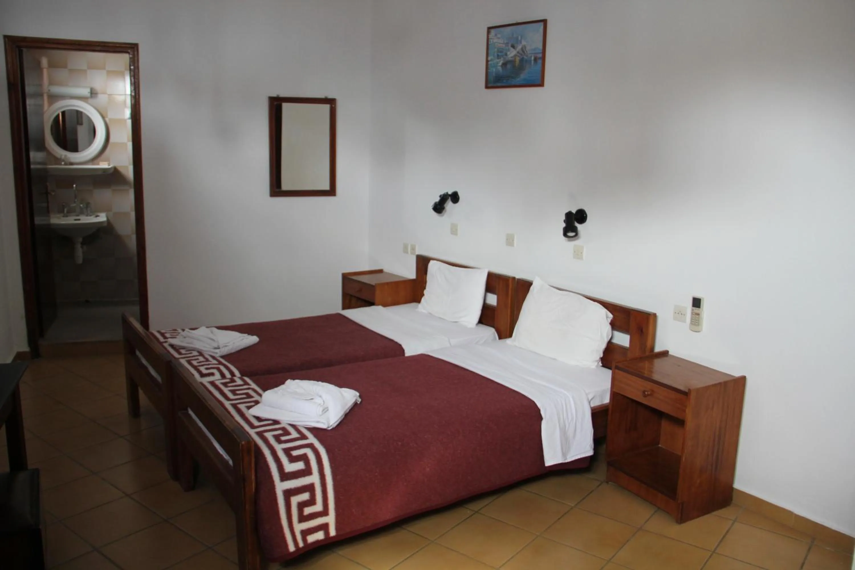 Bedroom, Bed in Hotel Stavris