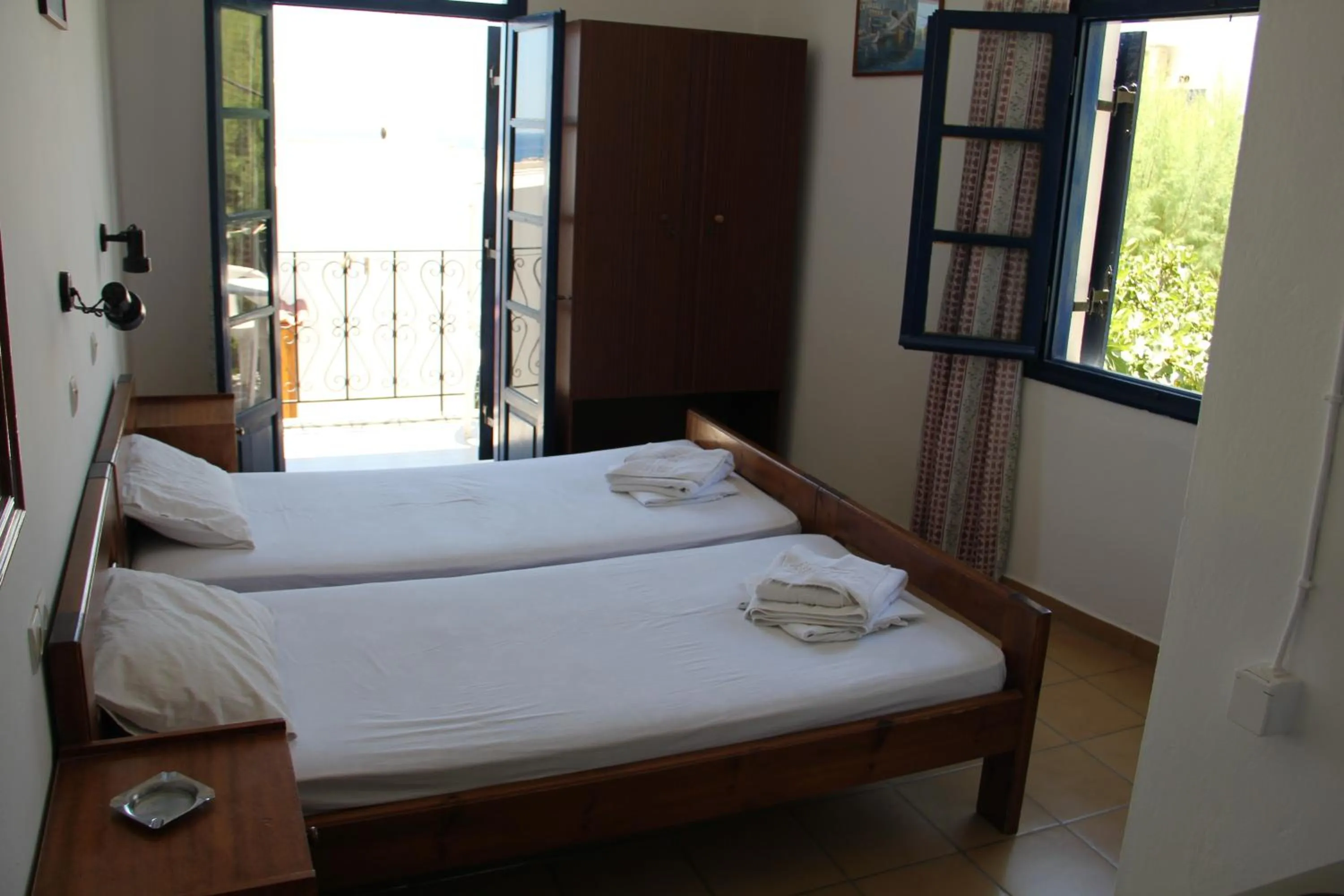 Bedroom, Bed in Hotel Stavris