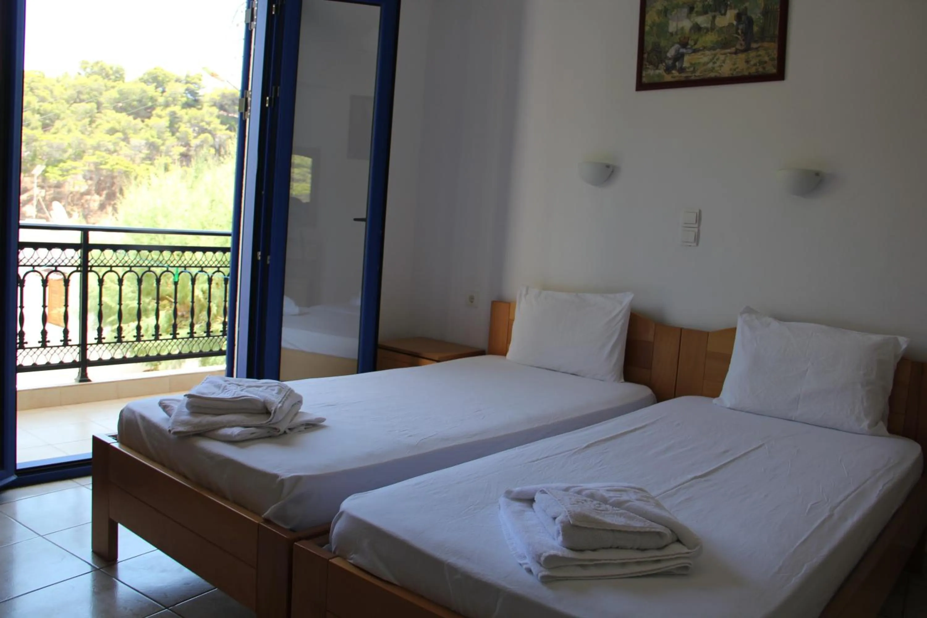 Bedroom, Bed in Hotel Stavris