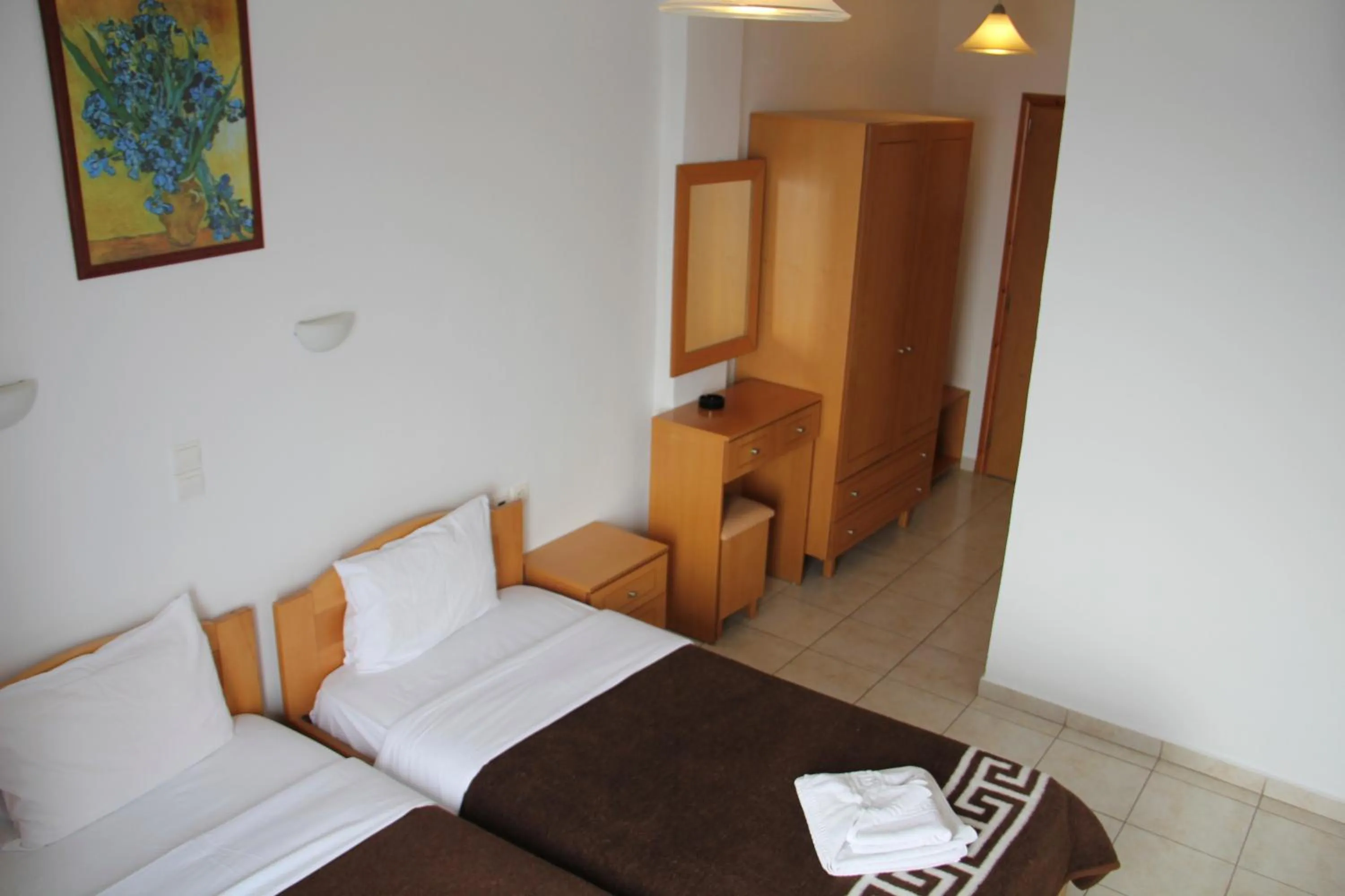 Bedroom, Bed in Hotel Stavris