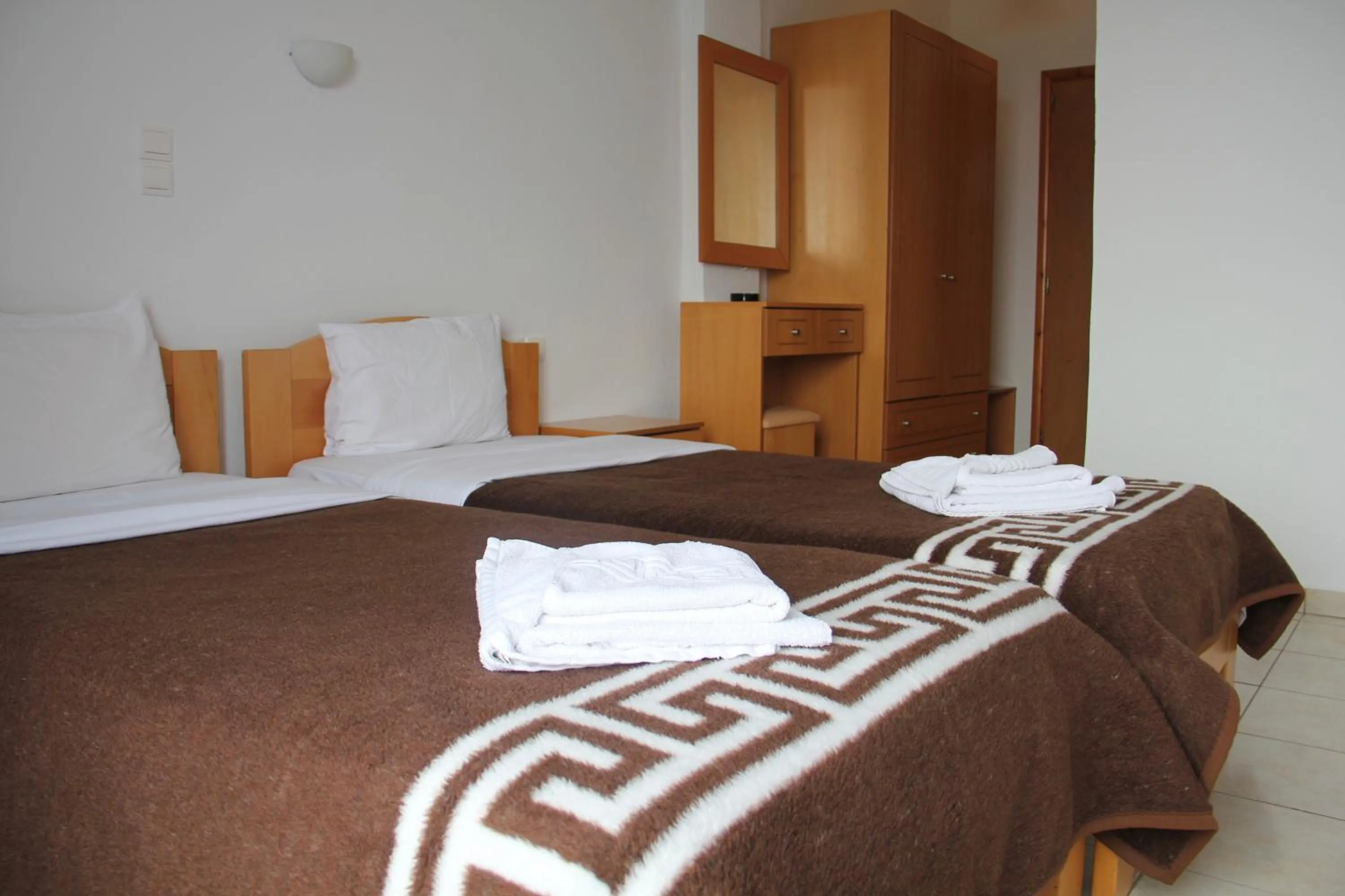 Bedroom, Bed in Hotel Stavris