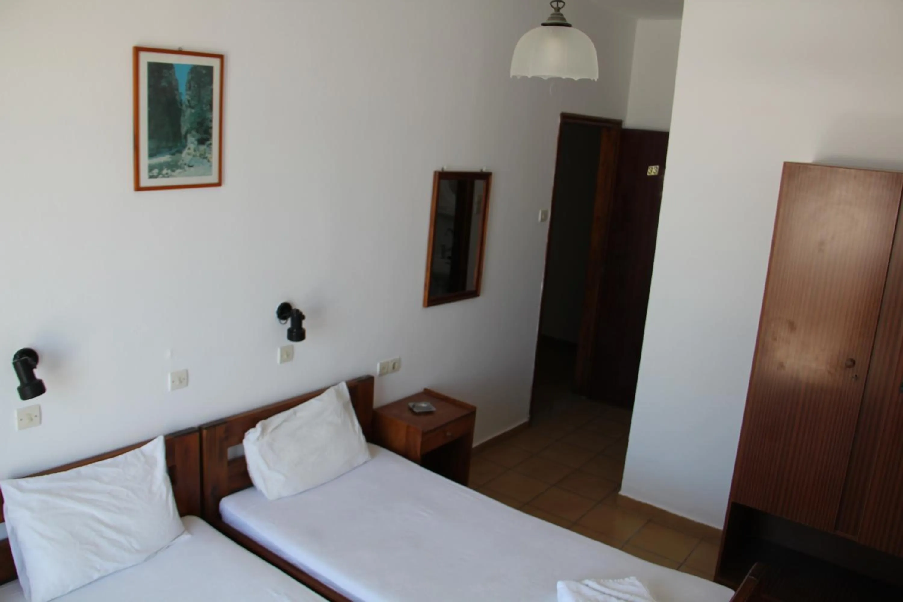 Bedroom, Bed in Hotel Stavris