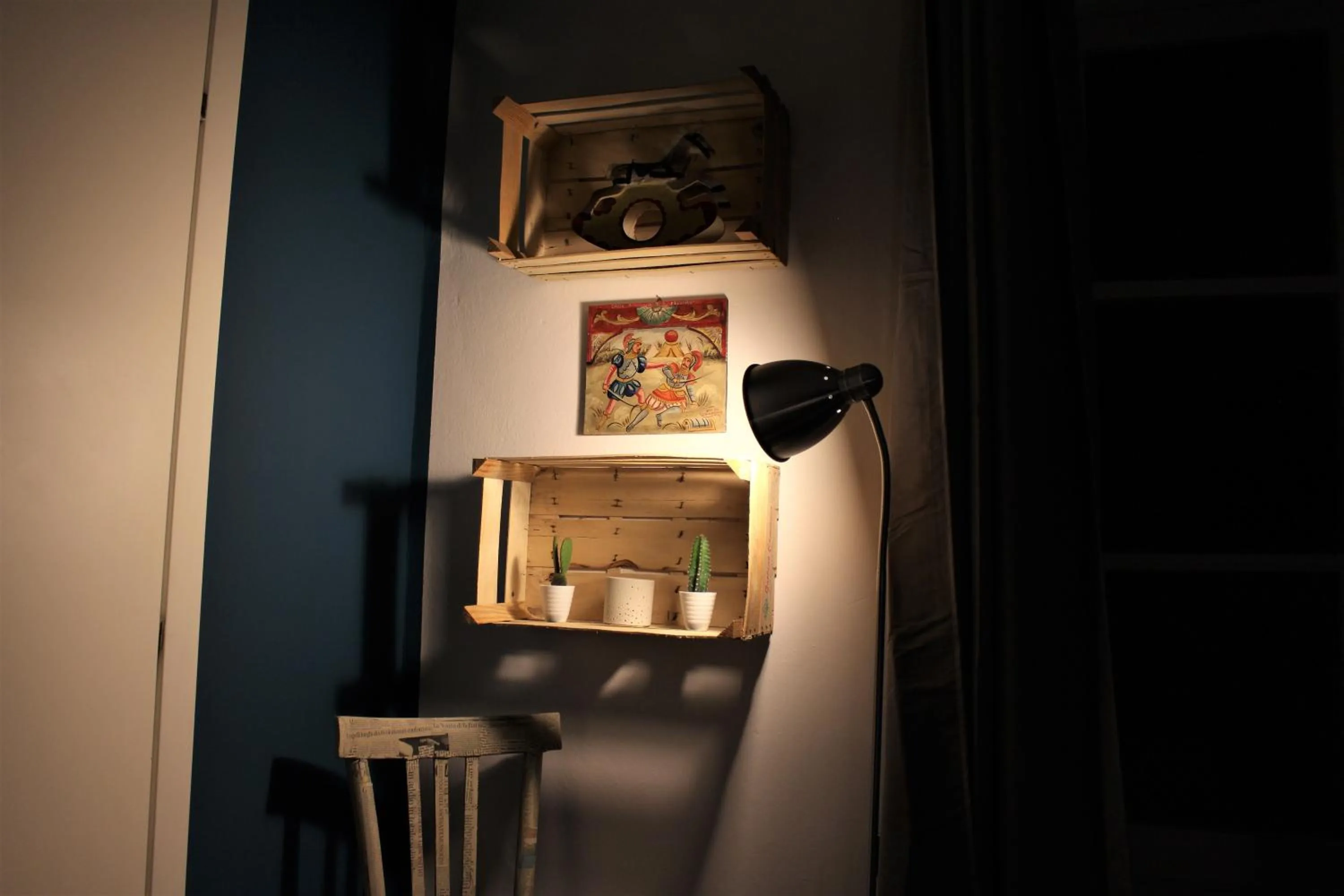 Photo of the whole room in La Via delle Biciclette