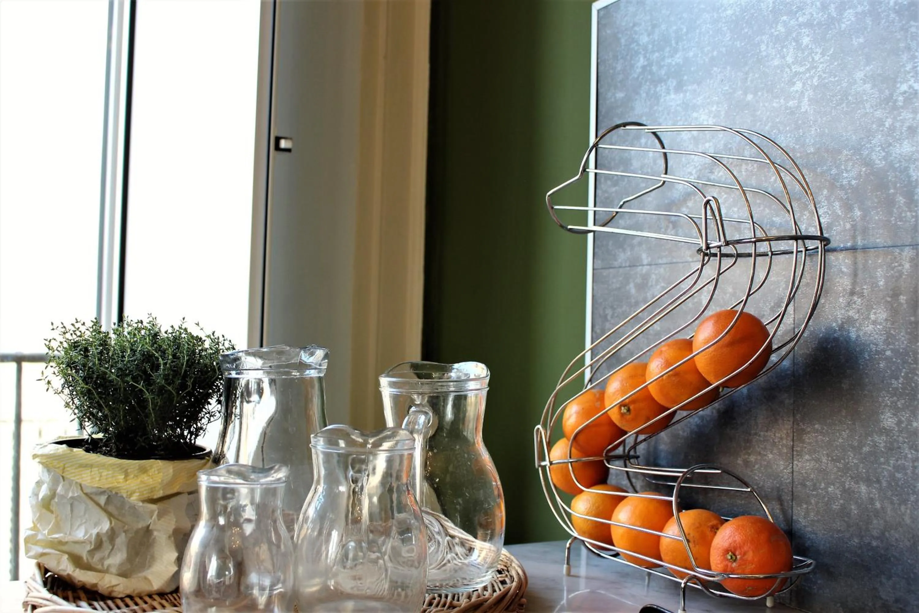 Communal kitchen in La Via delle Biciclette