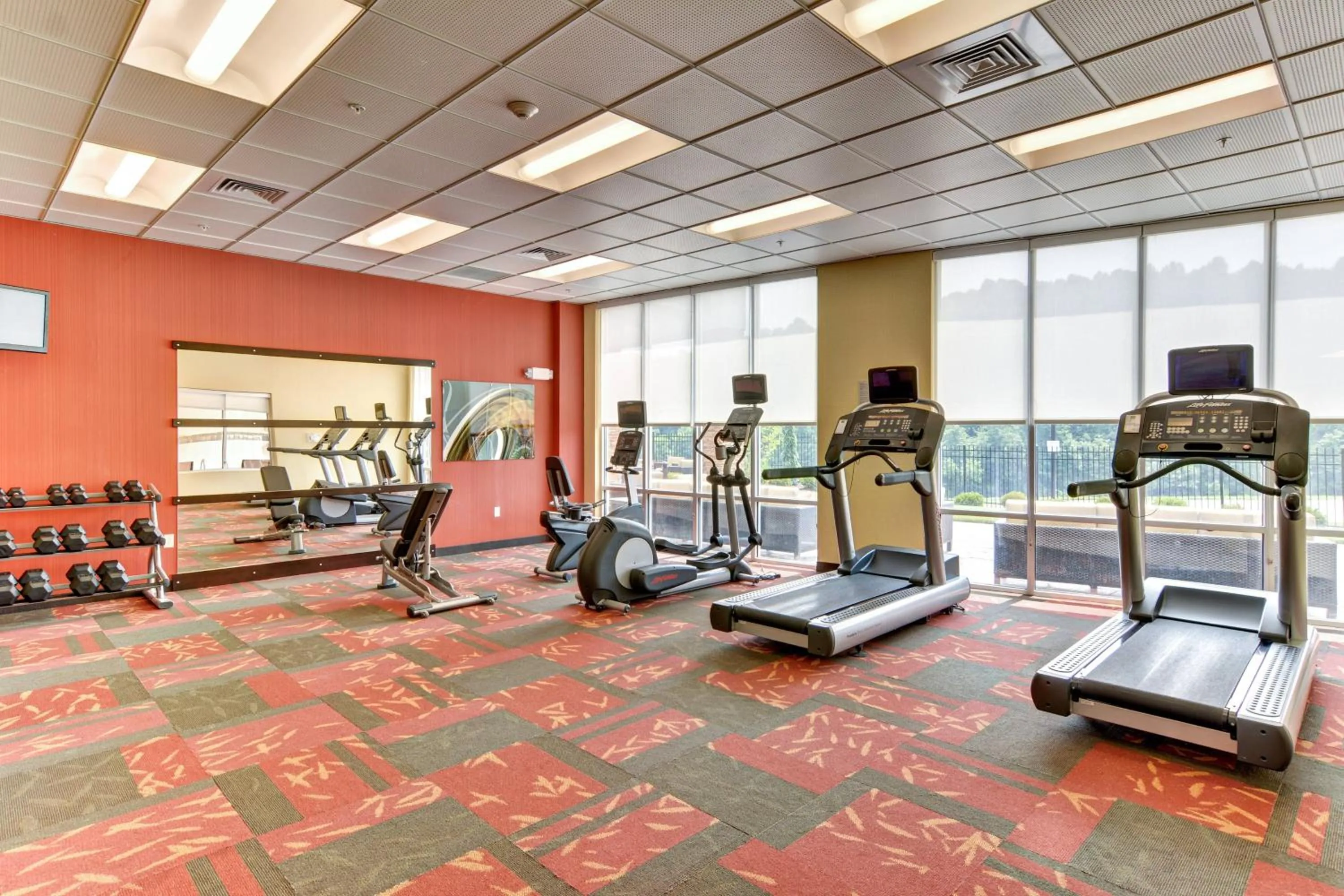 Fitness centre/facilities in Courtyard by Marriott Bridgeport Clarksburg