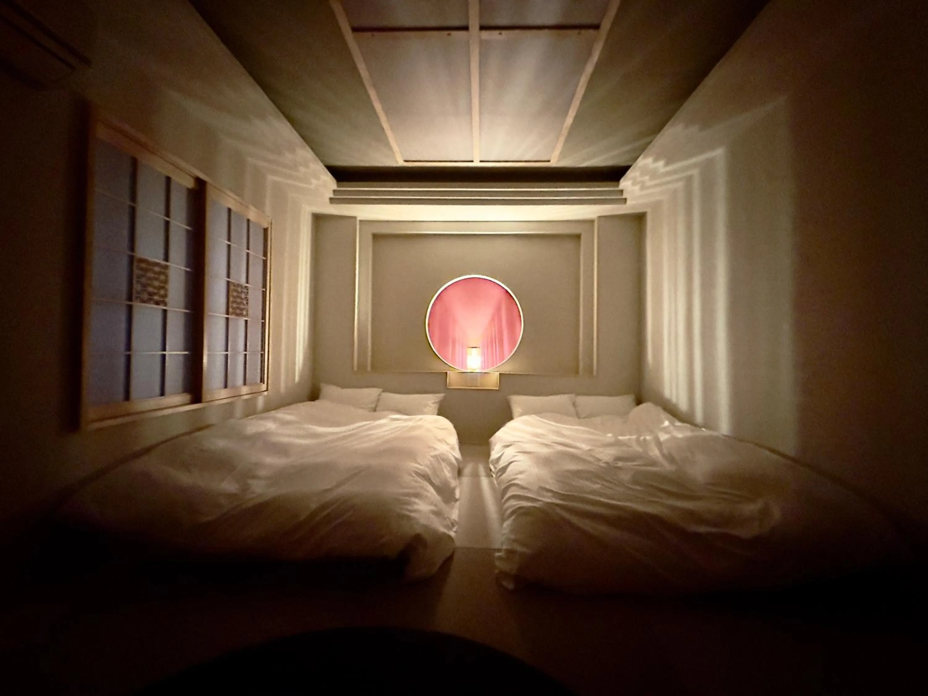 Bed in Hotel Ishigaki and Chikonkiya