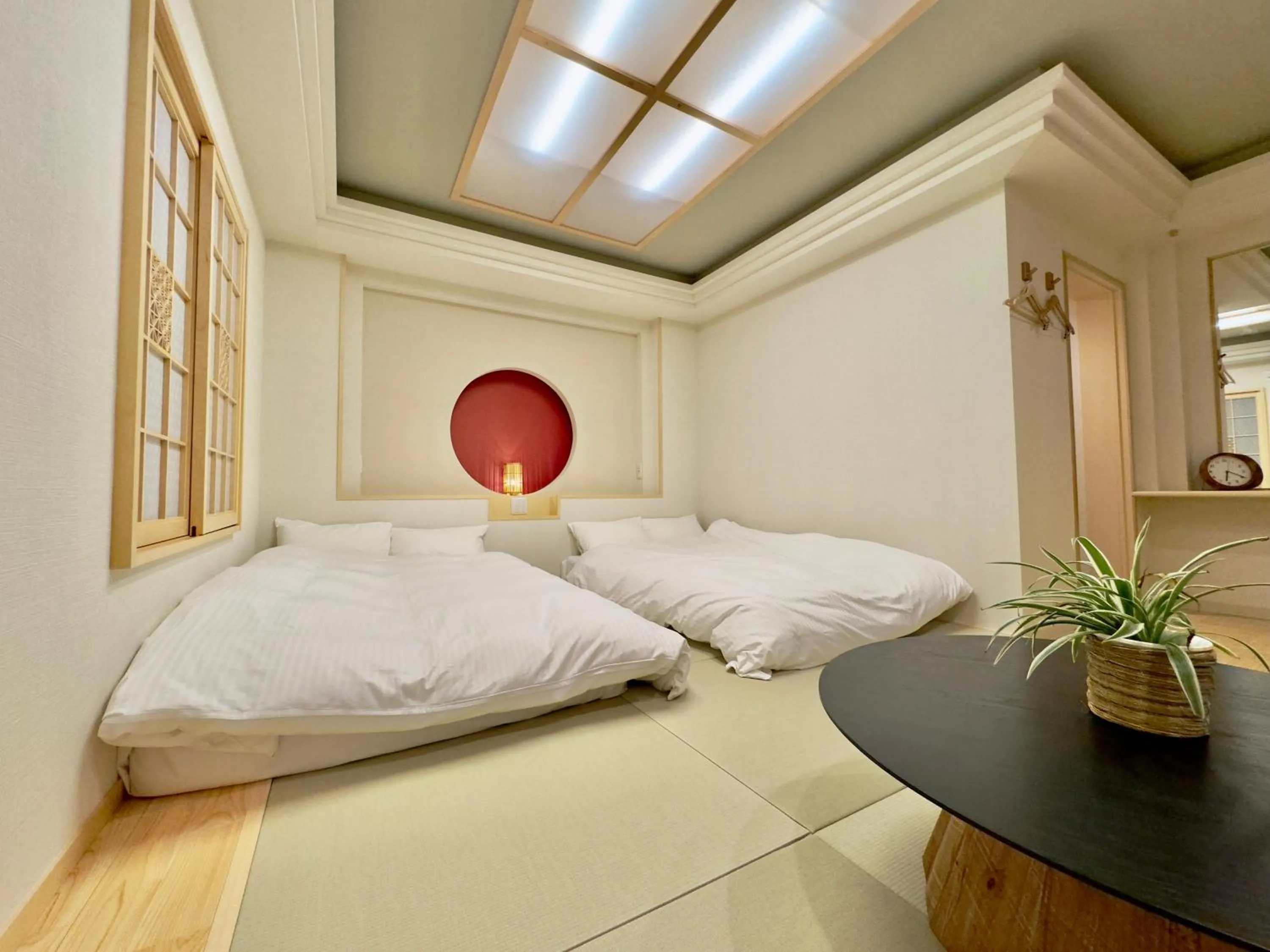 Bed in Hotel Ishigaki and Chikonkiya