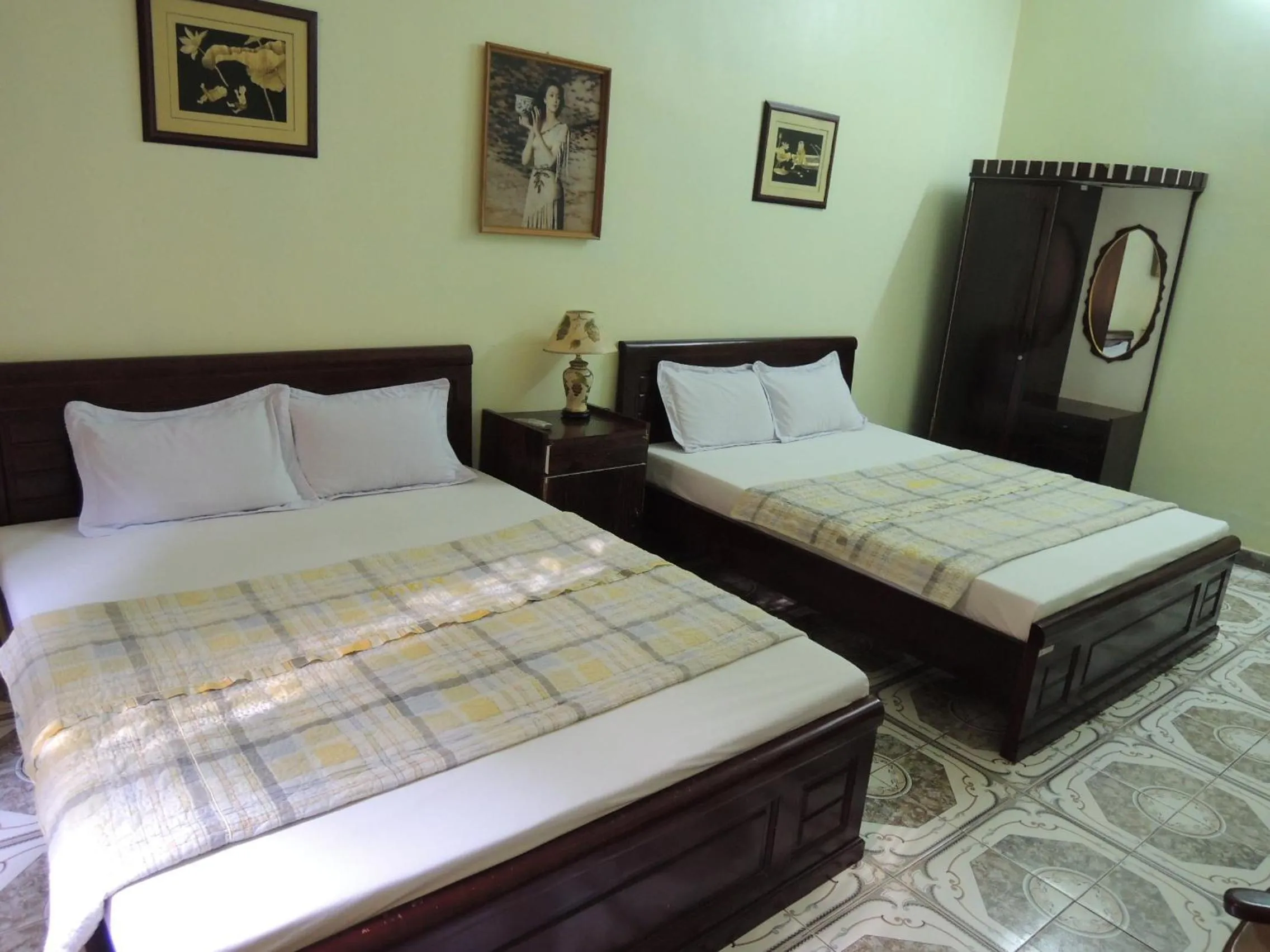 Bed in Hai Trang Hotel