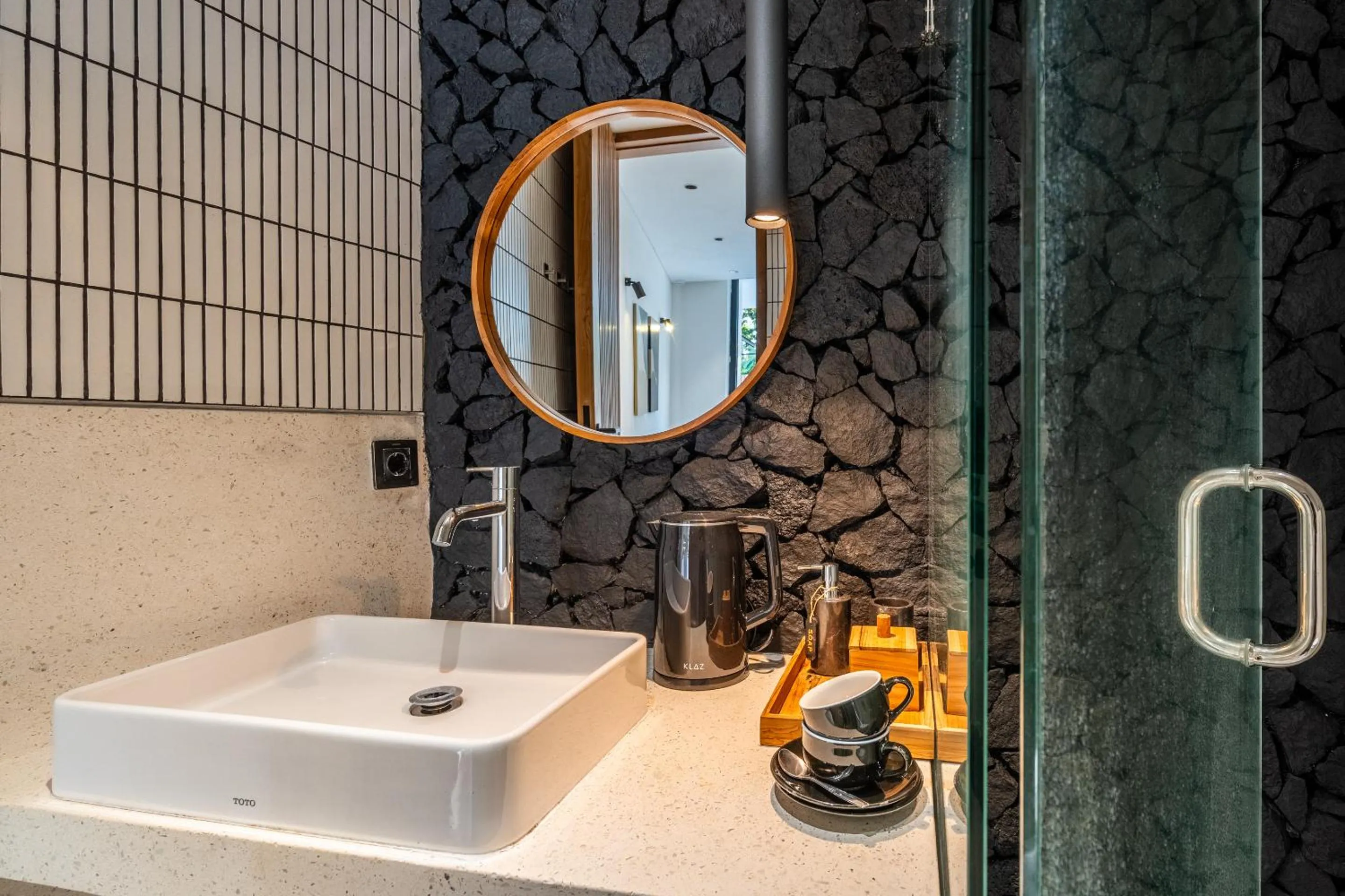Bathroom in Happiness Apartments Bali Ubud