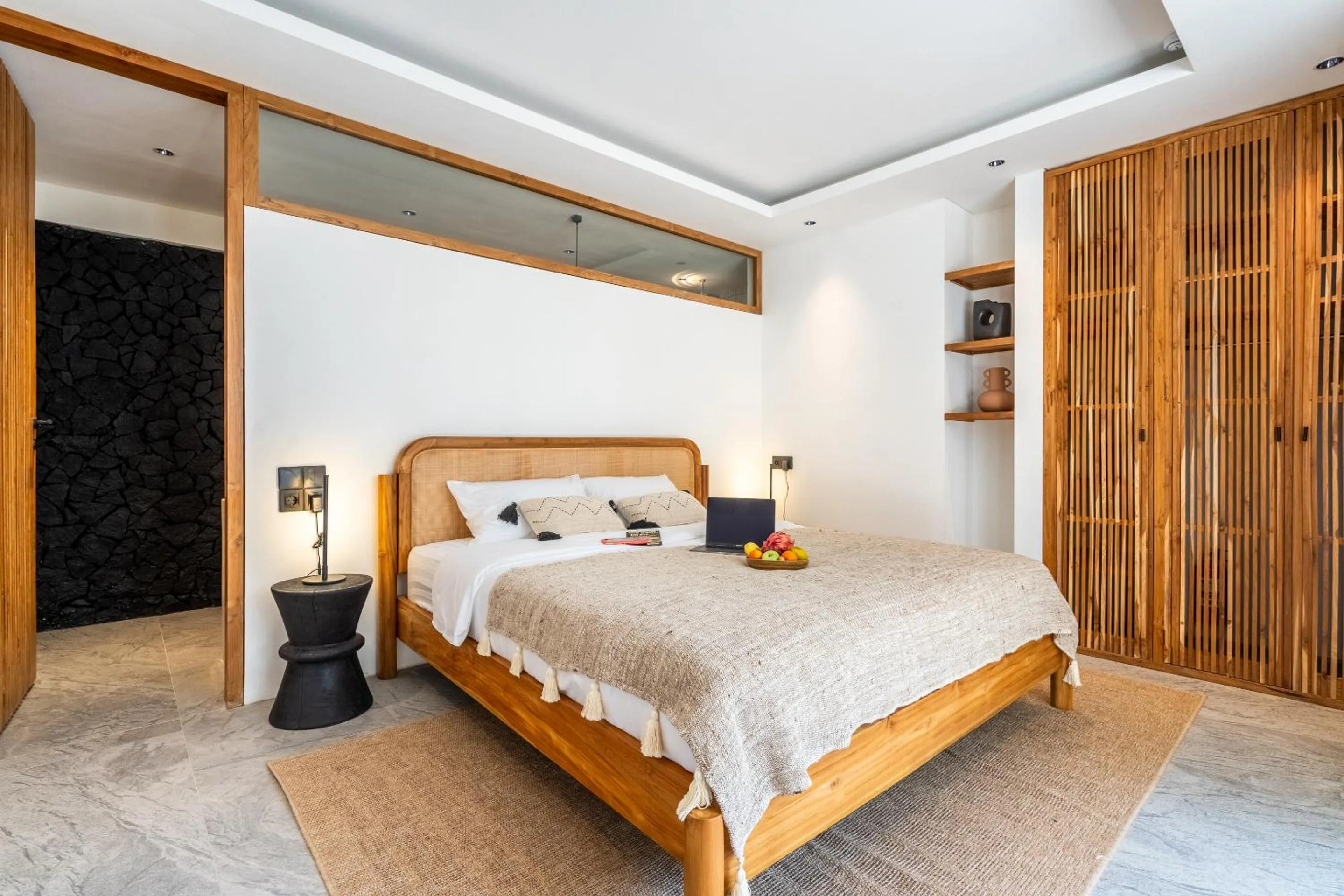 Bed in Happiness Apartments Bali Ubud