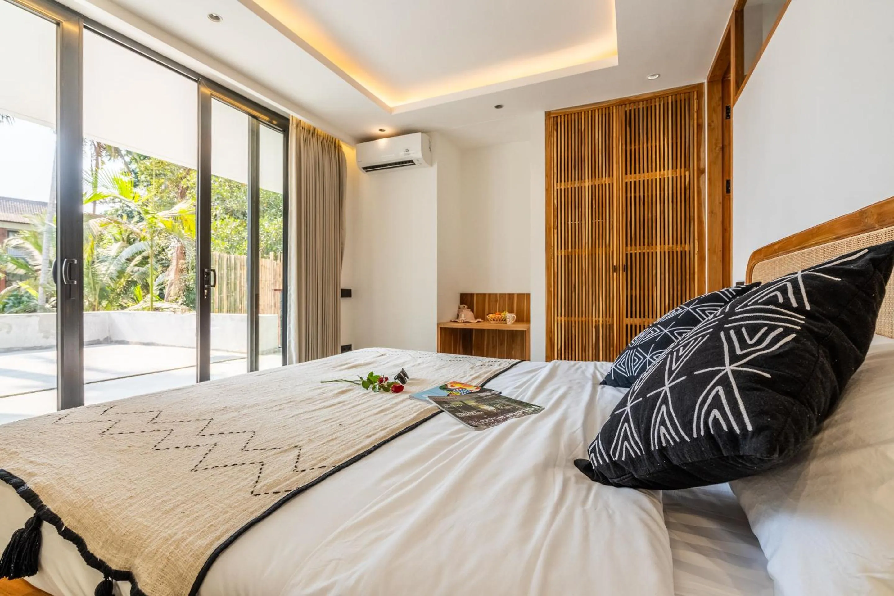 Bed in Happiness Apartments Bali Ubud