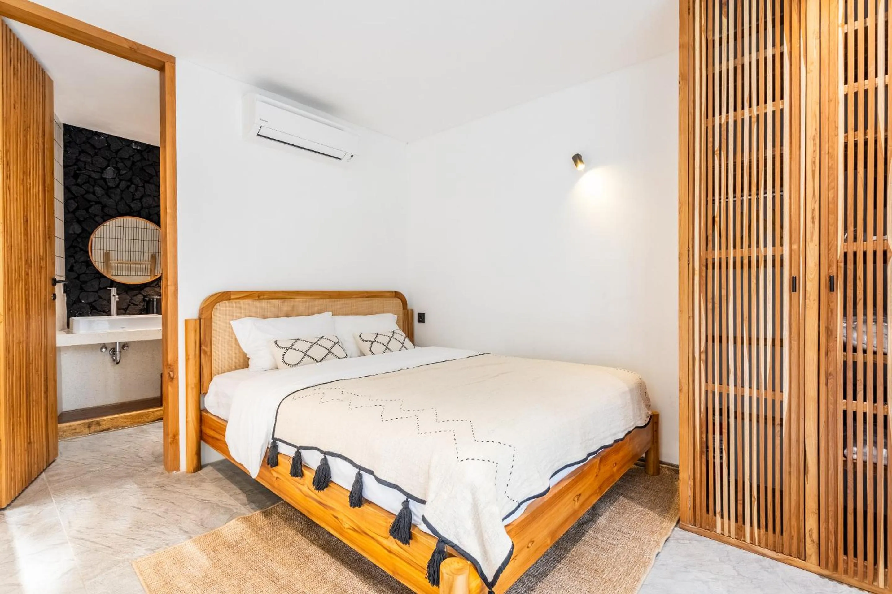 Bed in Happiness Apartments Bali Ubud