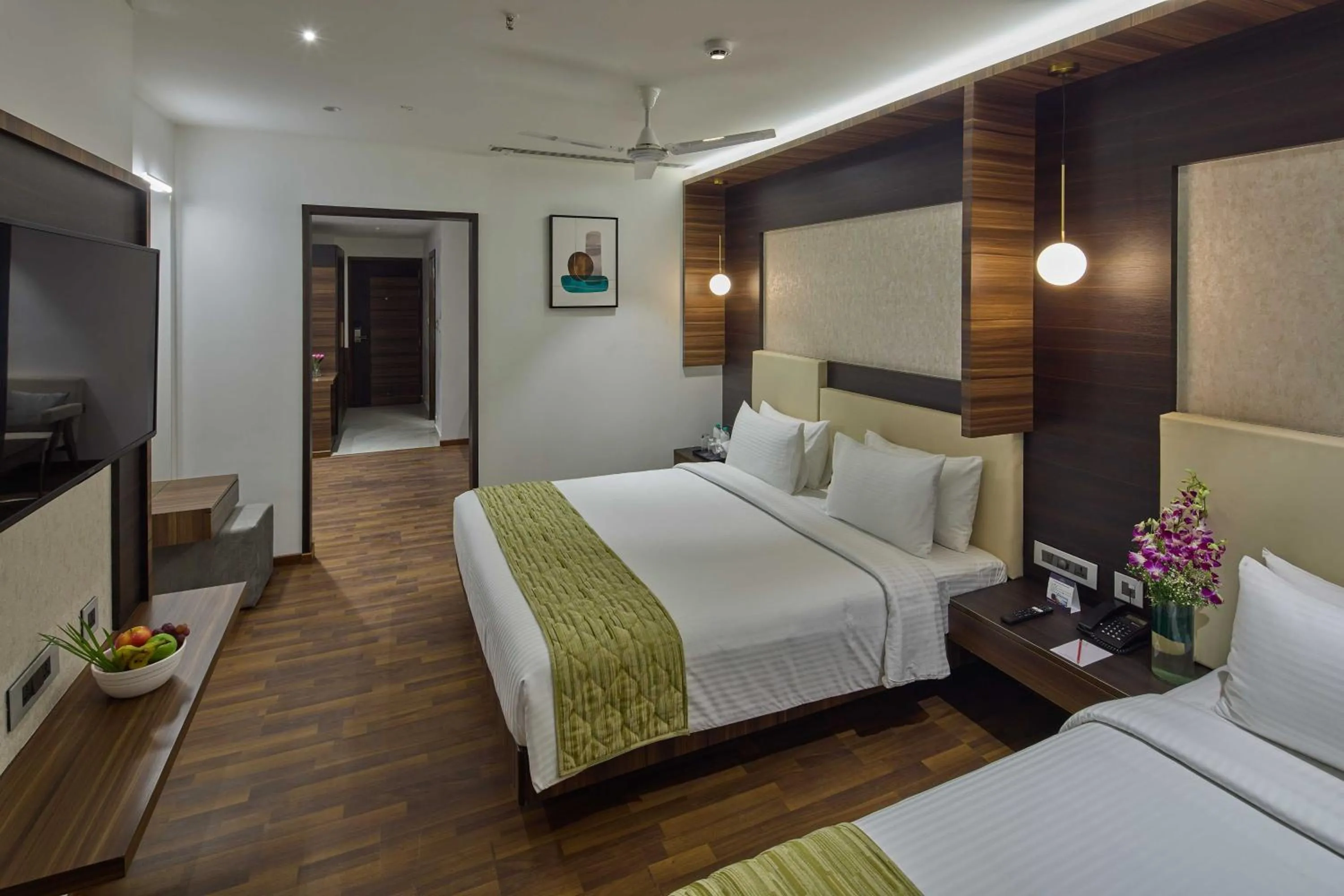 Bedroom, Bed in Grand Continent Hosur A Sarovar Portico Affiliate Hotel