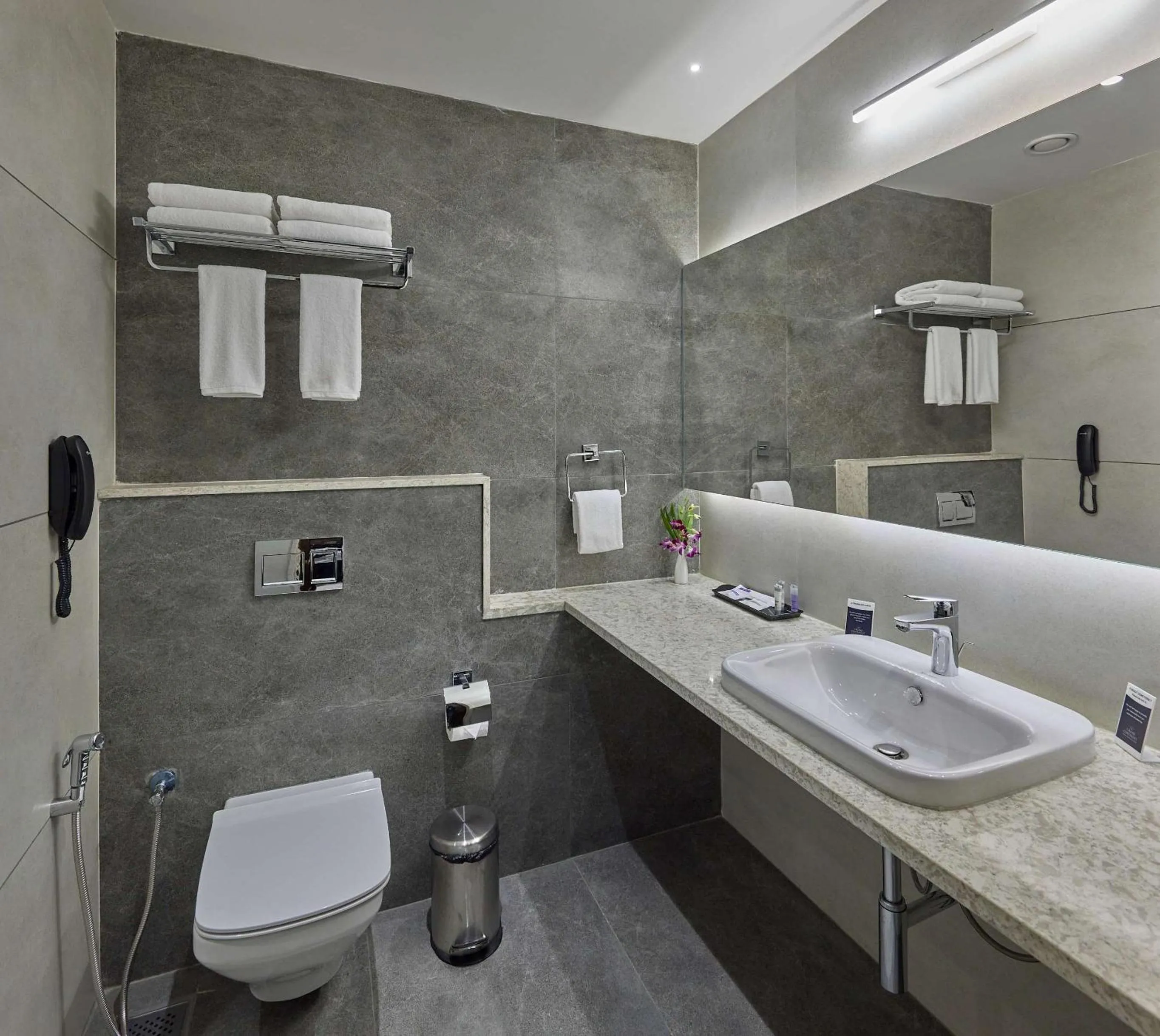 Bathroom in Grand Continent Hosur A Sarovar Portico Affiliate Hotel