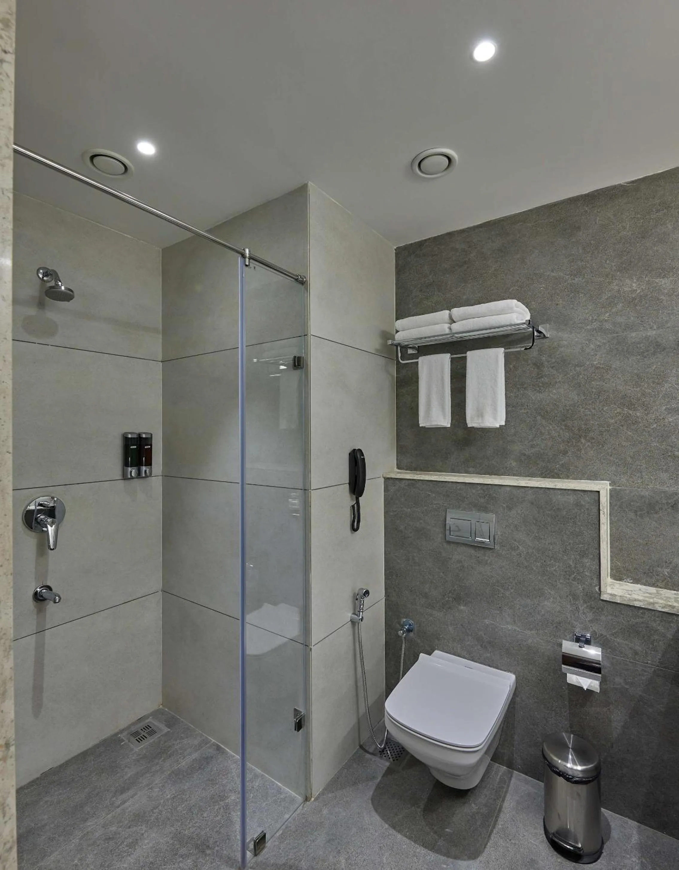 Shower in Grand Continent Hosur A Sarovar Portico Affiliate Hotel