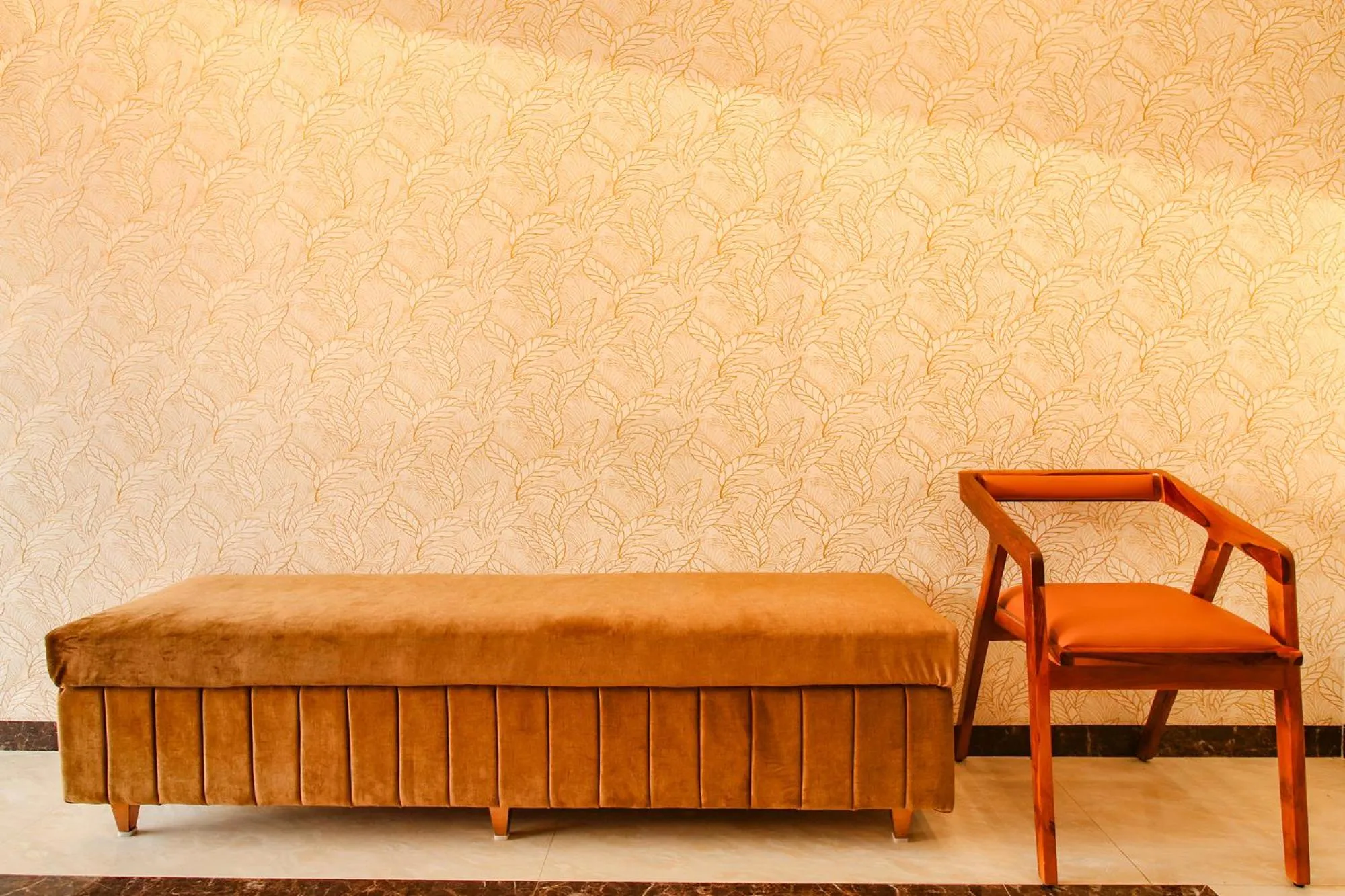 Seating area, Bed in FabHotel The Gravity Inn