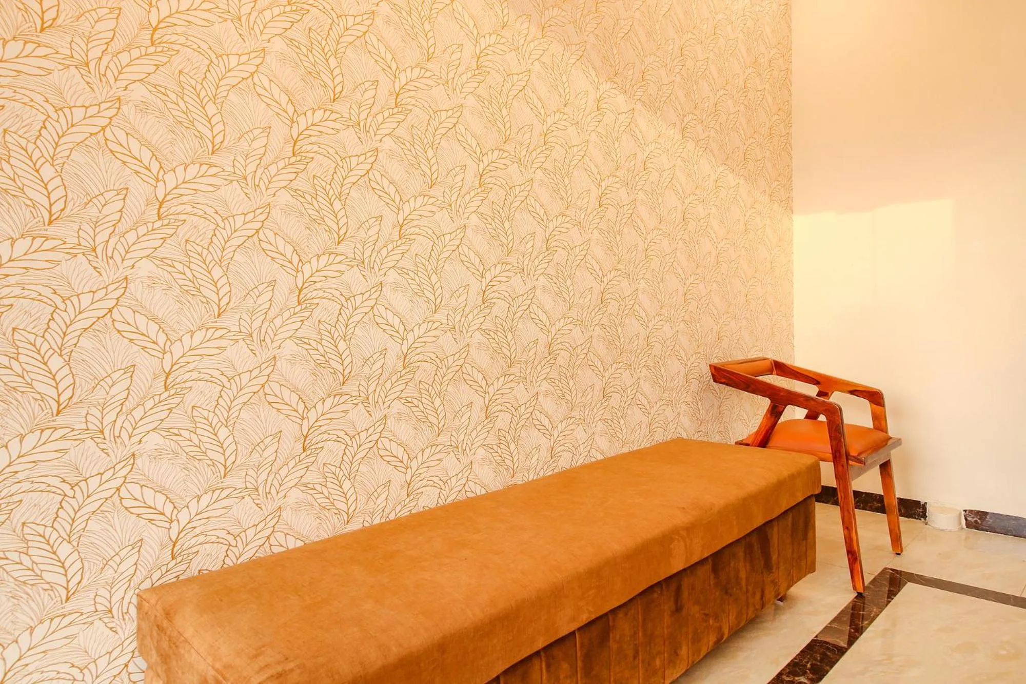 Seating area in FabHotel The Gravity Inn