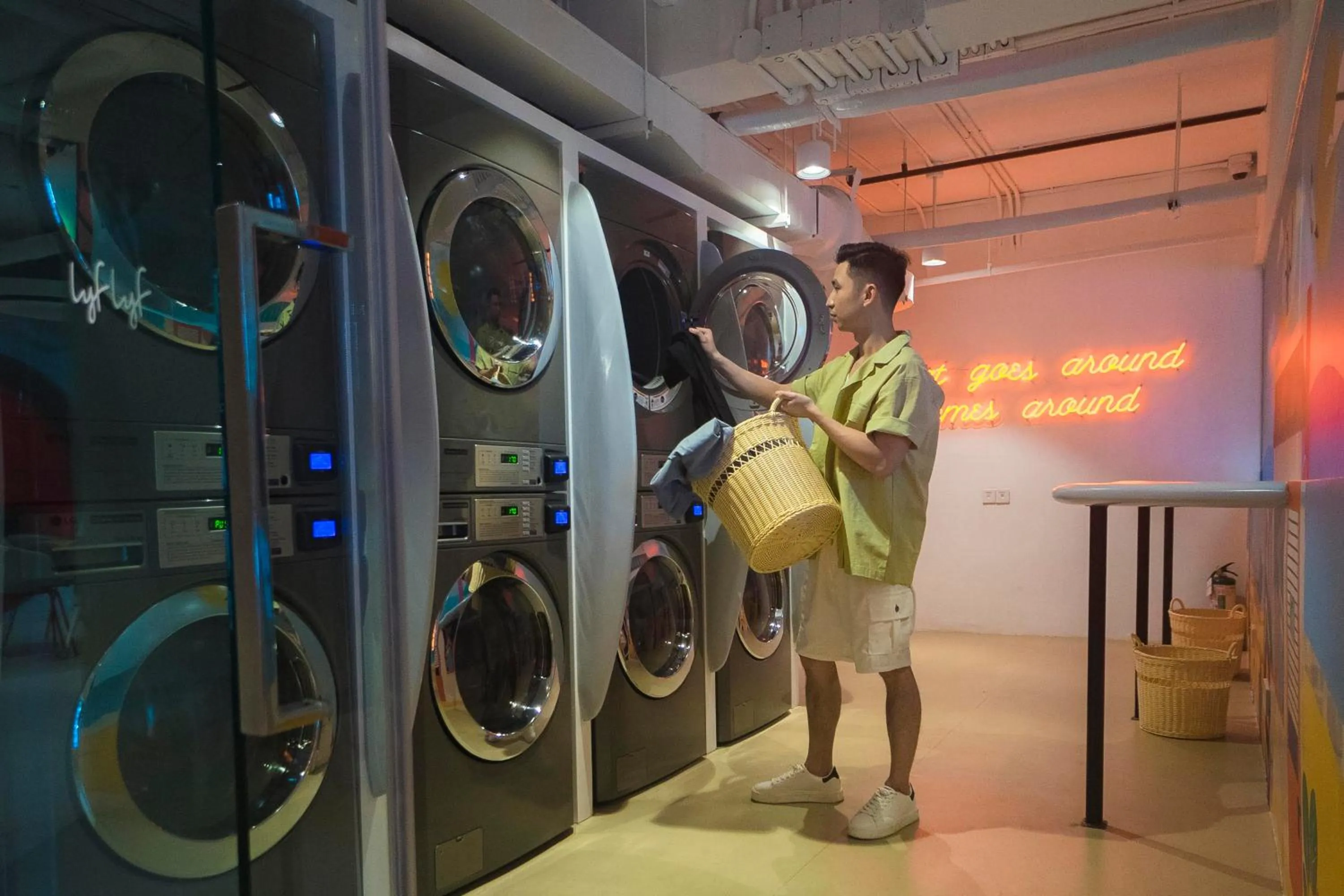 washing machine in lyf Cebu City managed by The Ascott Limited