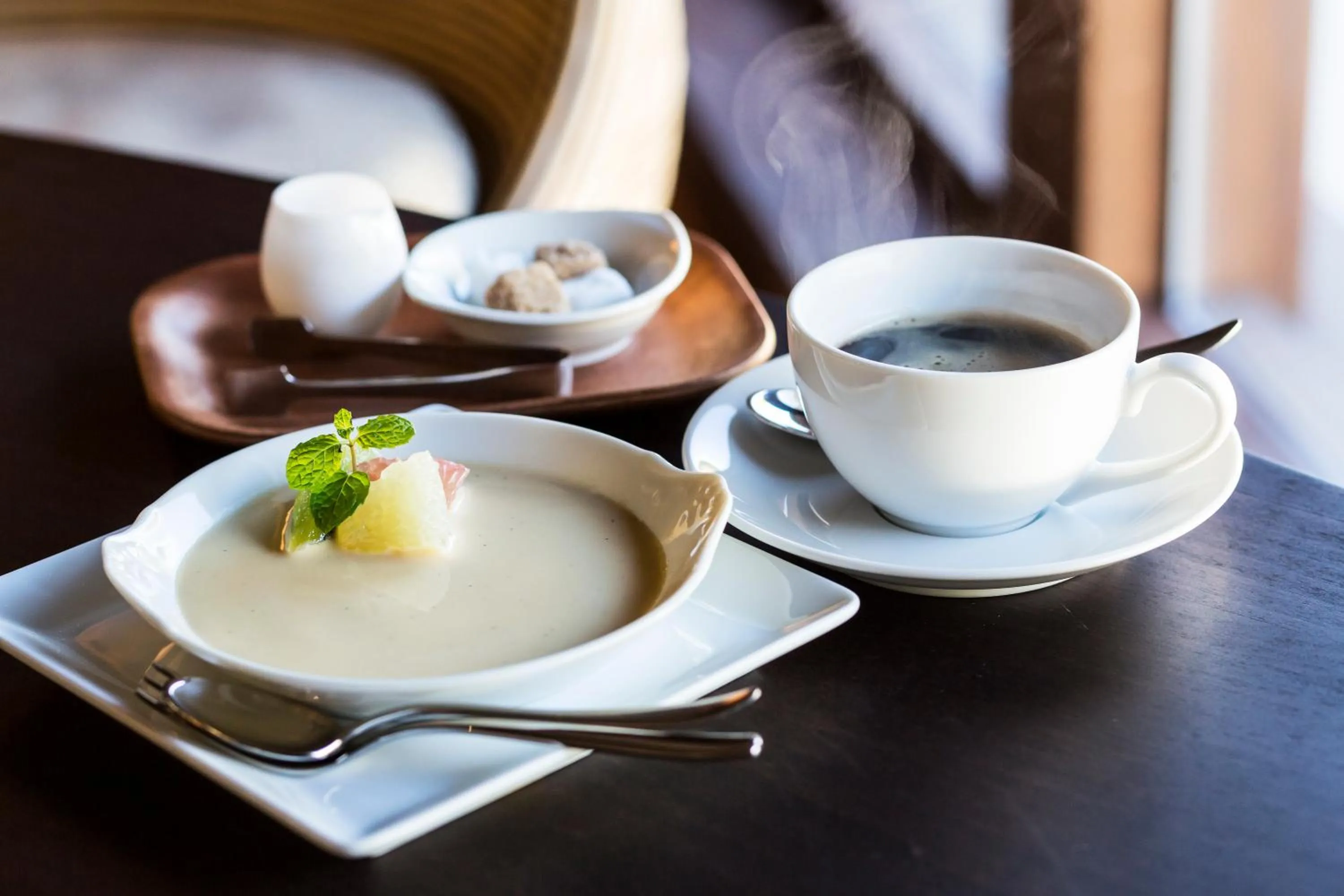 Food and drinks in EN Takeda Castle Town Hotel