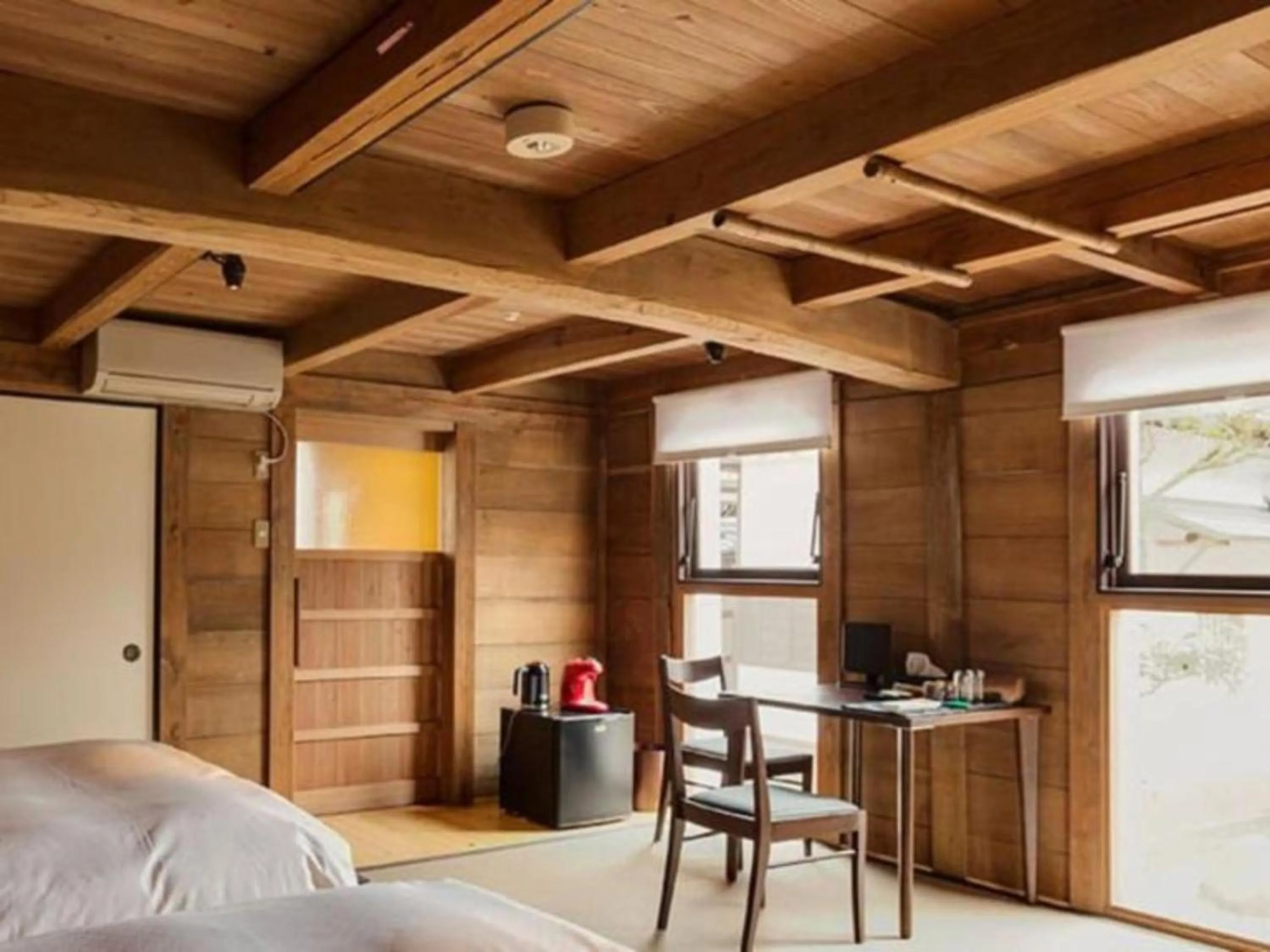 Photo of the whole room, Bed in EN Takeda Castle Town Hotel